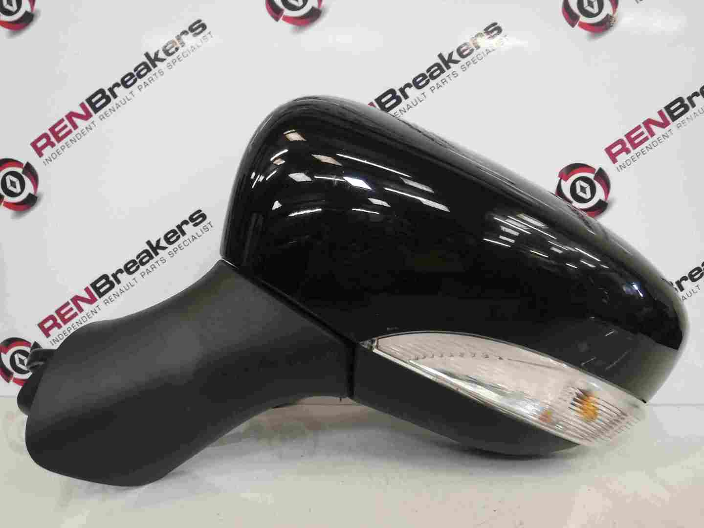 Renault Clio MK4 2013-2019 Passenger Ns Wing Mirror Black No Glass
