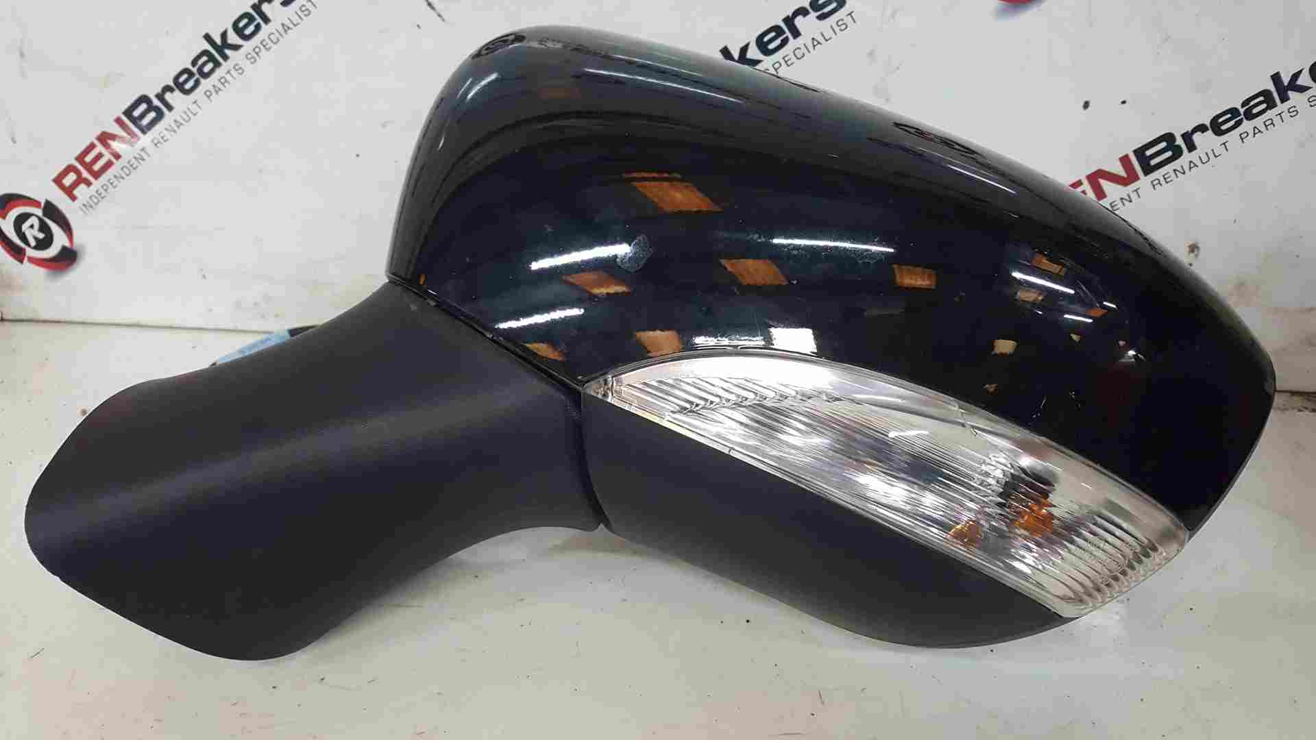 Thumb 5 Renault Clio MK4 2013-2019 Passenger Ns Wing Mirror Black Tegne Cracked Glass