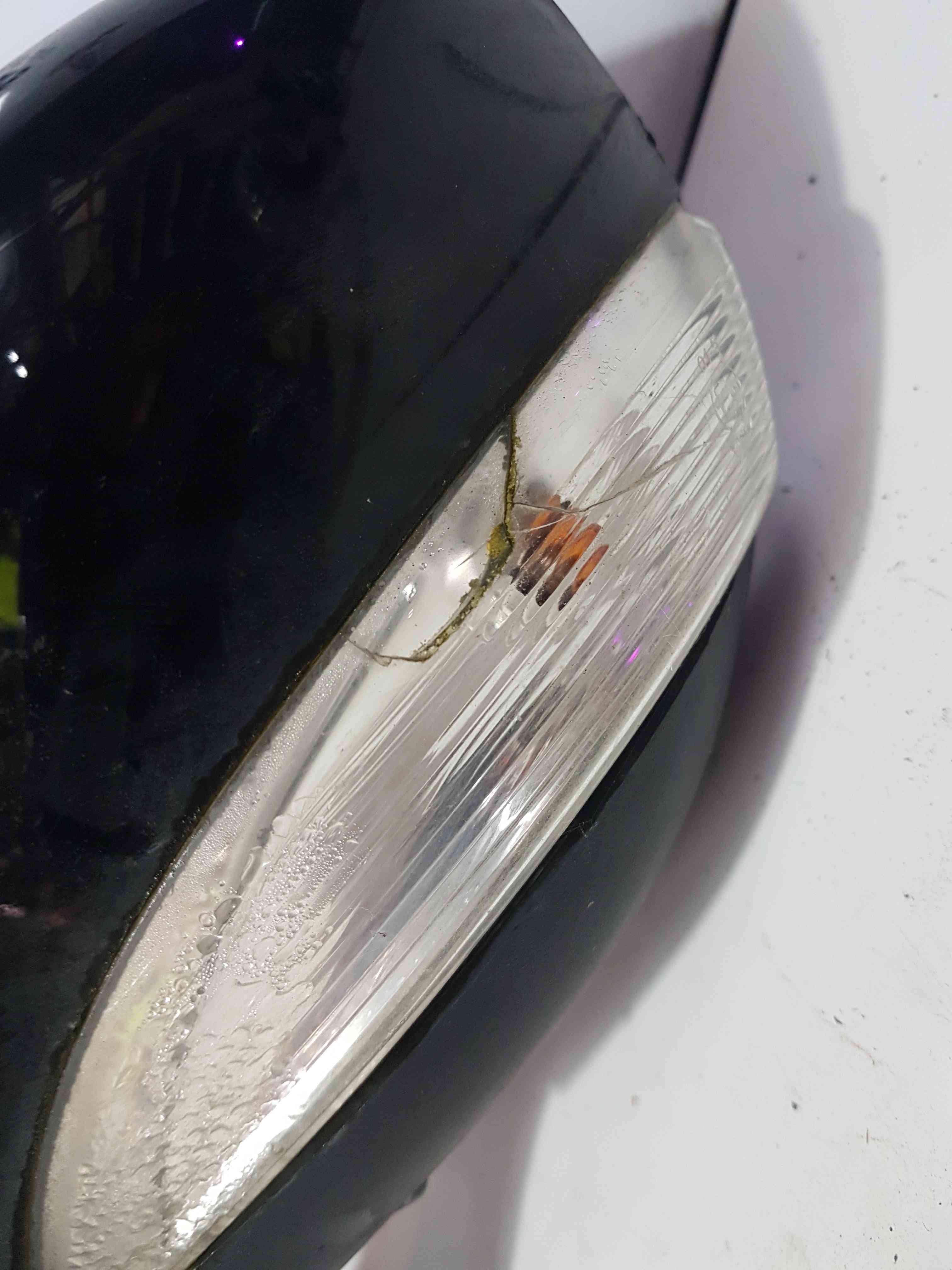 Thumb 3 Renault Clio MK4 2013-2019 Passenger Ns Wing Mirror Black Tegne Cracked Glass