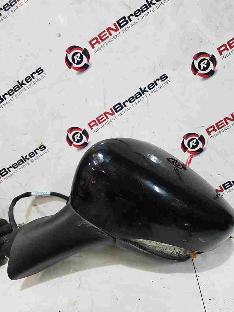 Renault Clio MK4 2013-2019 Passenger Ns Wing Mirror Black Tegne