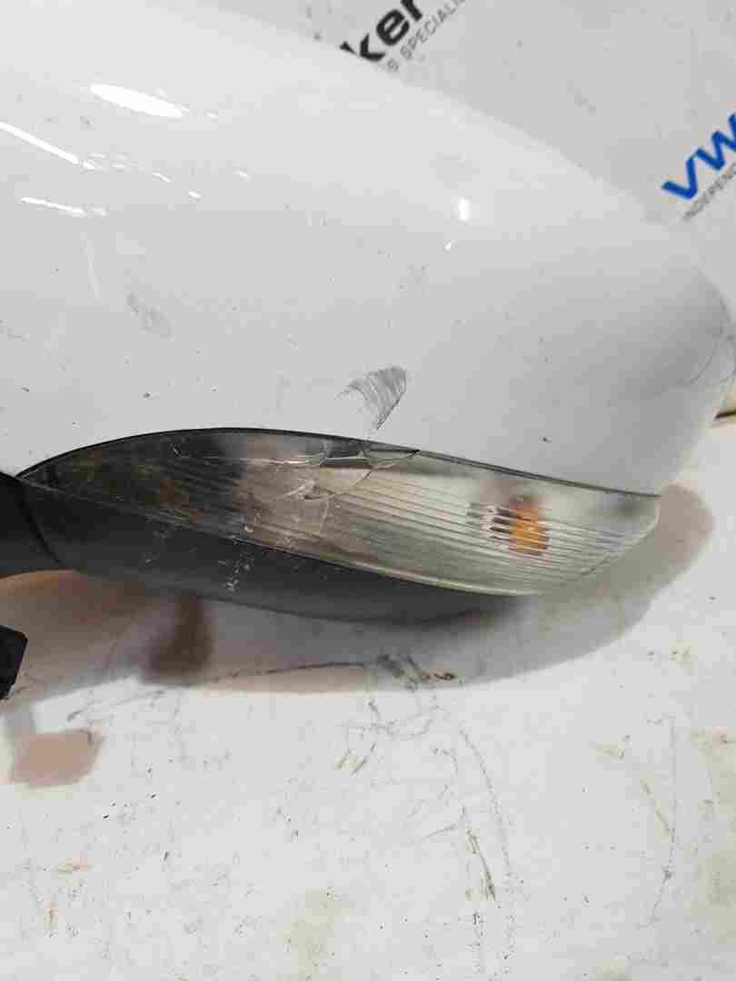 Thumb 2 Renault Clio MK4 2013-2019 Passenger Ns Wing Mirror White Ov369 Cracked Lens
