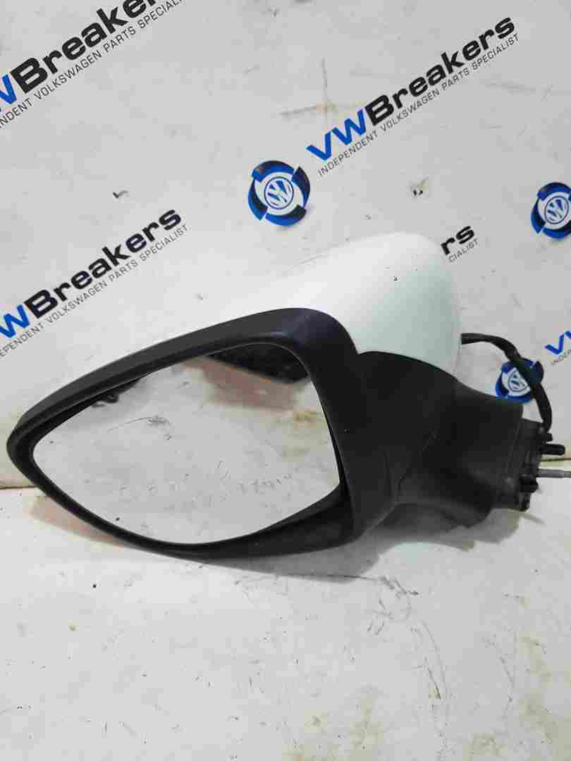 Thumb 3 Renault Clio MK4 2013-2019 Passenger Ns Wing Mirror White Ov369 Cracked Lens