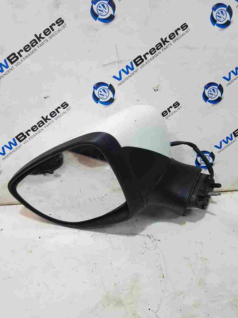 Thumb 4 Renault Clio MK4 2013-2019 Passenger Ns Wing Mirror White Ov369 Cracked Lens