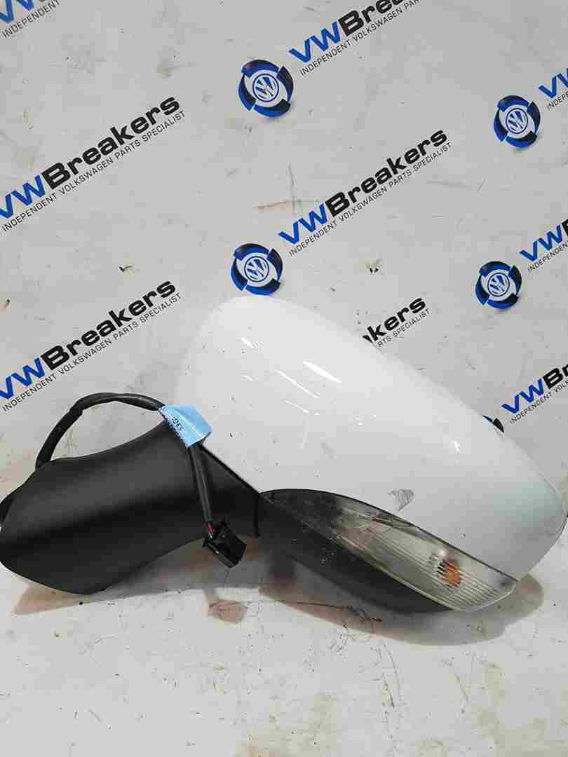 Thumb 5 Renault Clio MK4 2013-2019 Passenger Ns Wing Mirror White Ov369 Cracked Lens