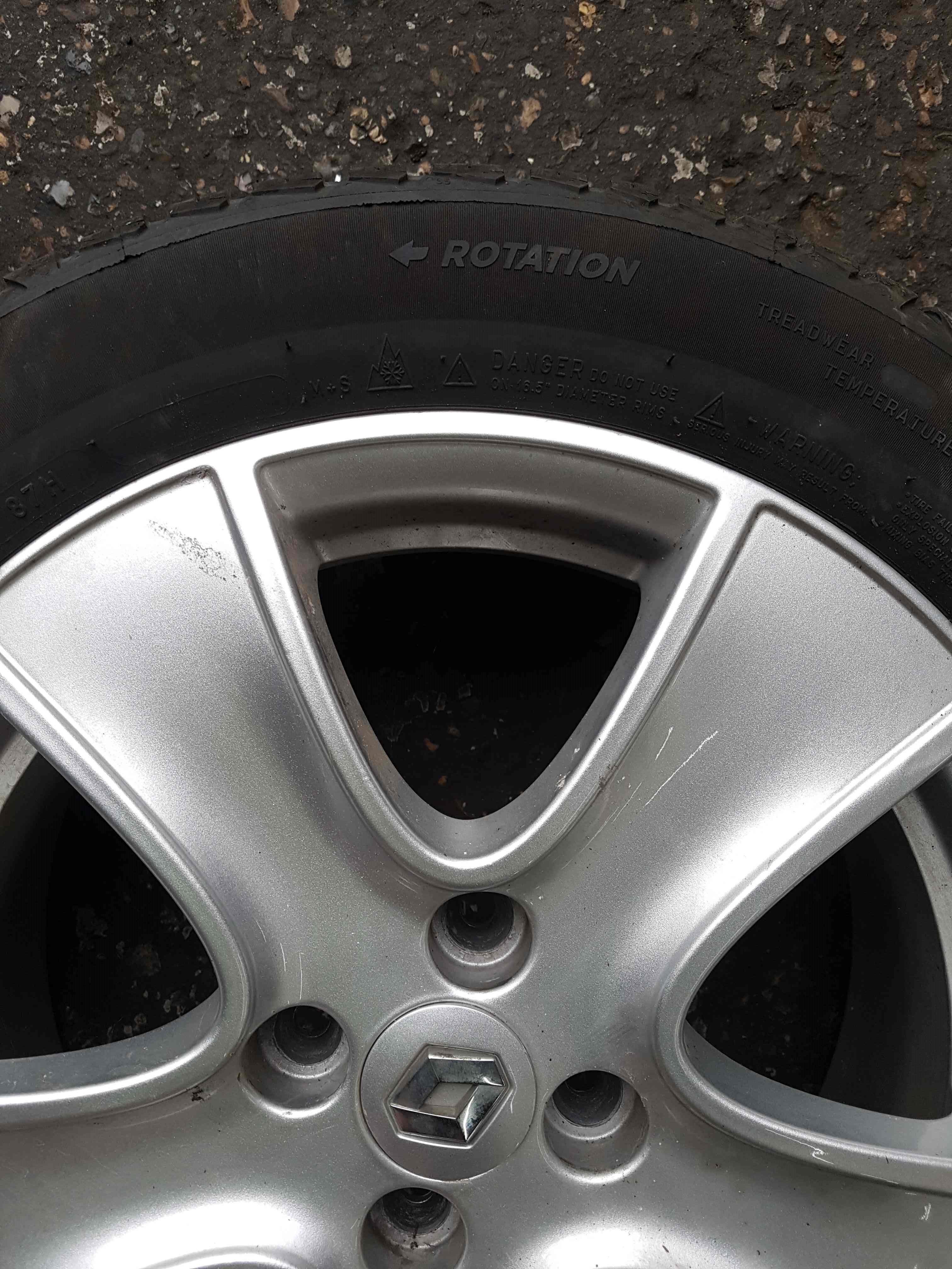 Thumb 4 Renault Clio MK4 2013-2019 Passion Alloy Wheel + Tyre 195 55 16 6Mm 4/5