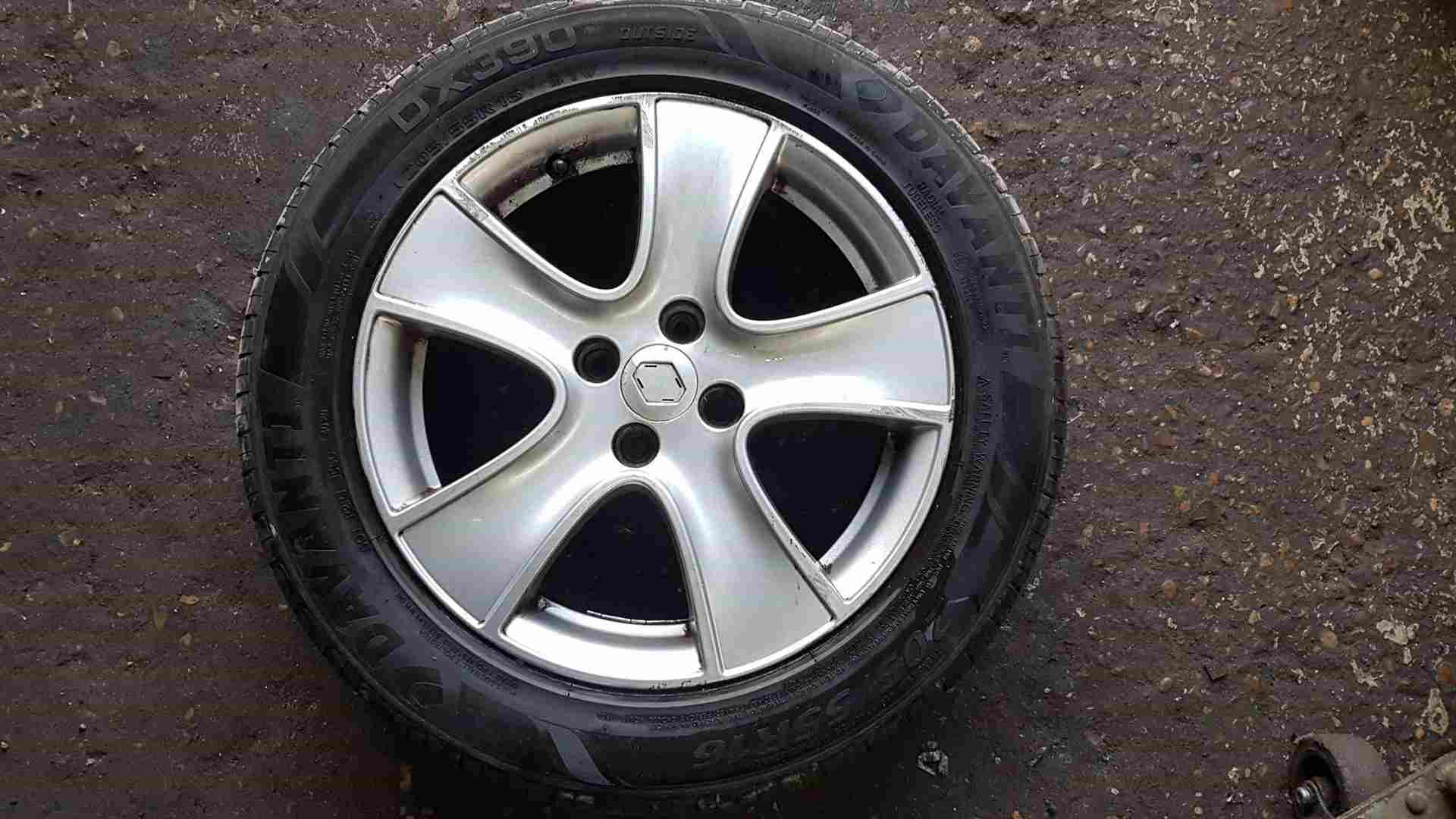 Thumb 9 Renault Clio MK4 2013-2019 Passion Alloy Wheel + Tyre 205 55 16 7Mm 4/5