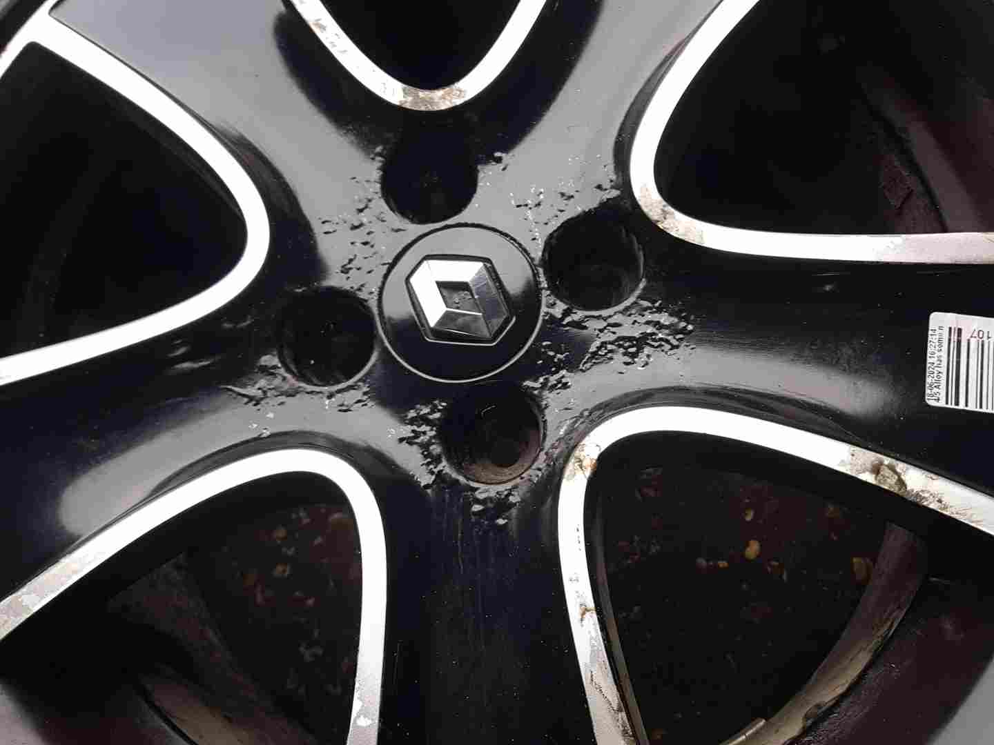 Thumb 2 Renault Clio MK4 2013-2019 Passion Alloy Wheel Chrome Black + Tyre 195 55 16 4Mm