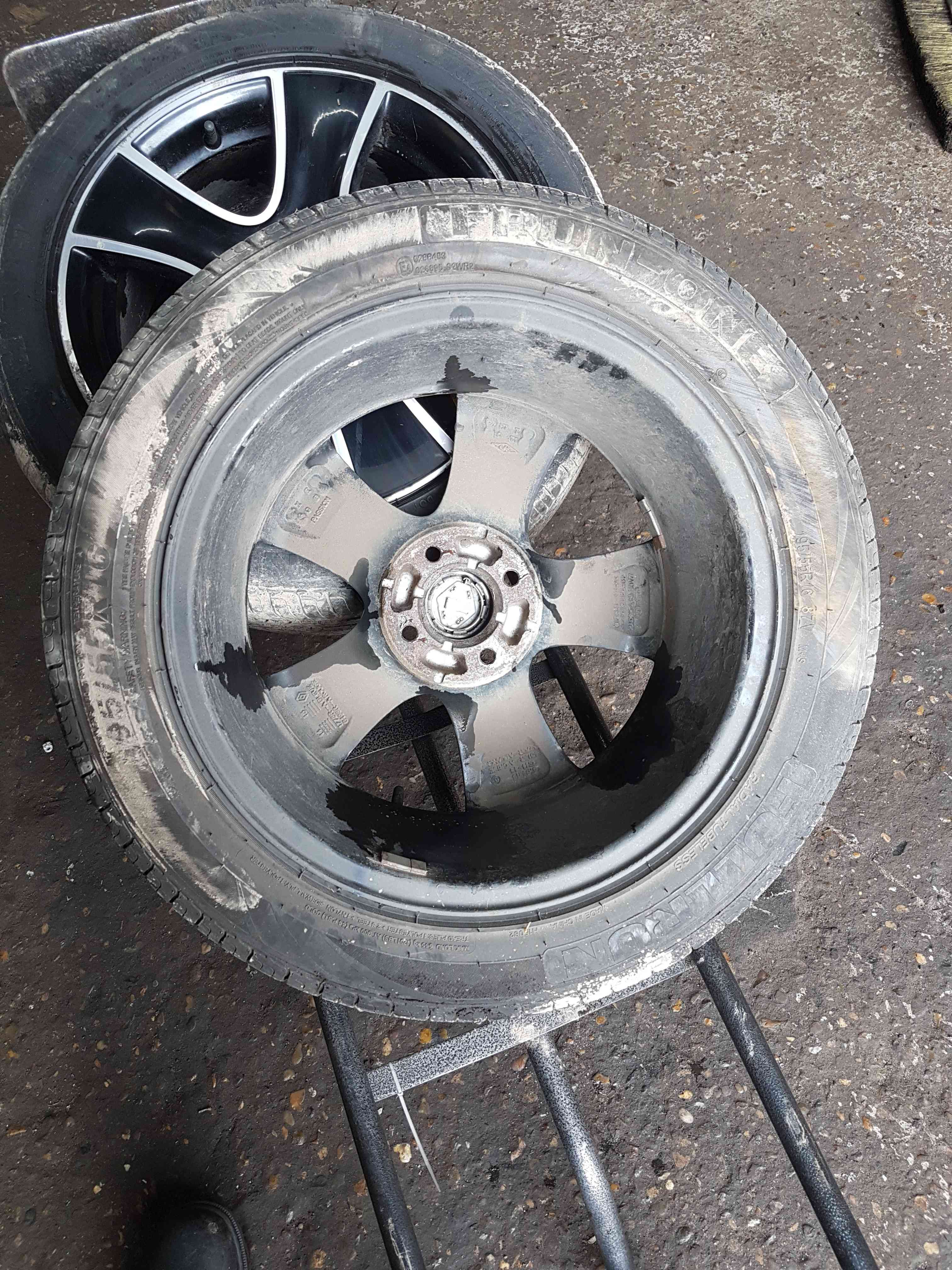 Thumb 6 Renault Clio MK4 2013-2019 Passion Alloy Wheel Chrome Black + Tyre 195 55 16 6Mm