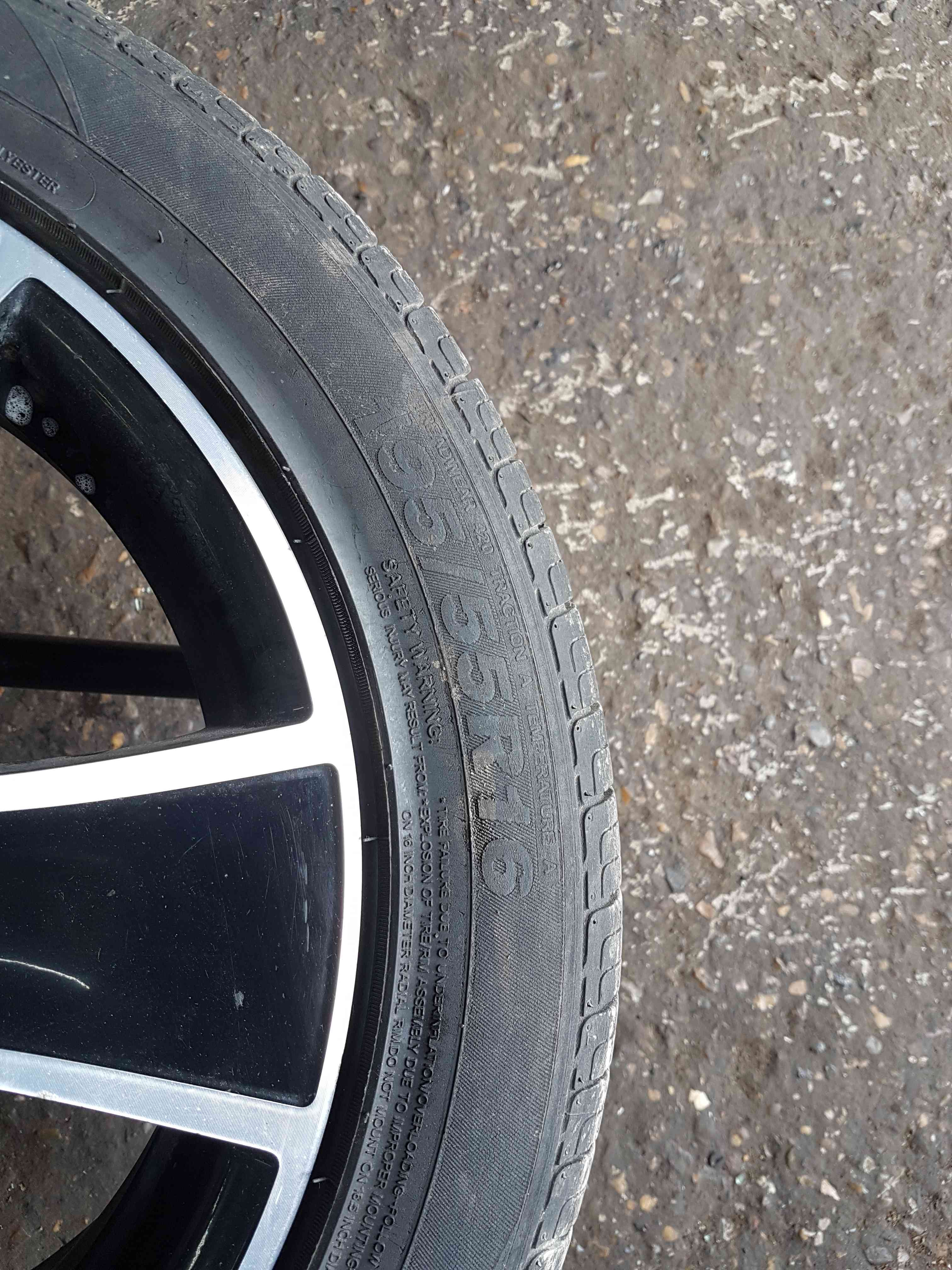 Thumb 8 Renault Clio MK4 2013-2019 Passion Alloy Wheel Chrome Black + Tyre 195 55 16 6Mm