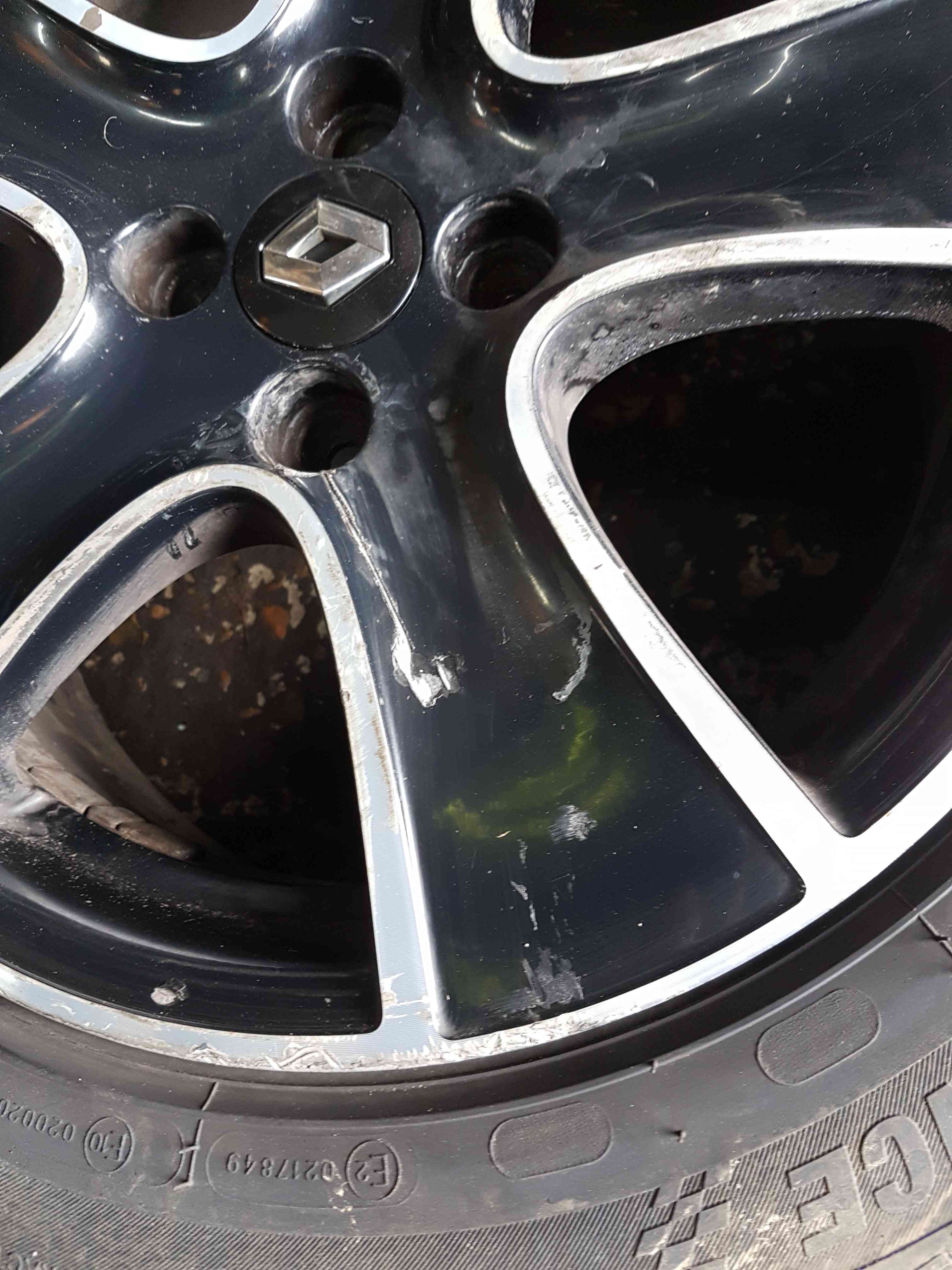 Thumb 2 Renault Clio MK4 2013-2019 Passion Alloy Wheel Chrome Black + Tyre 195 55 16 6Mm