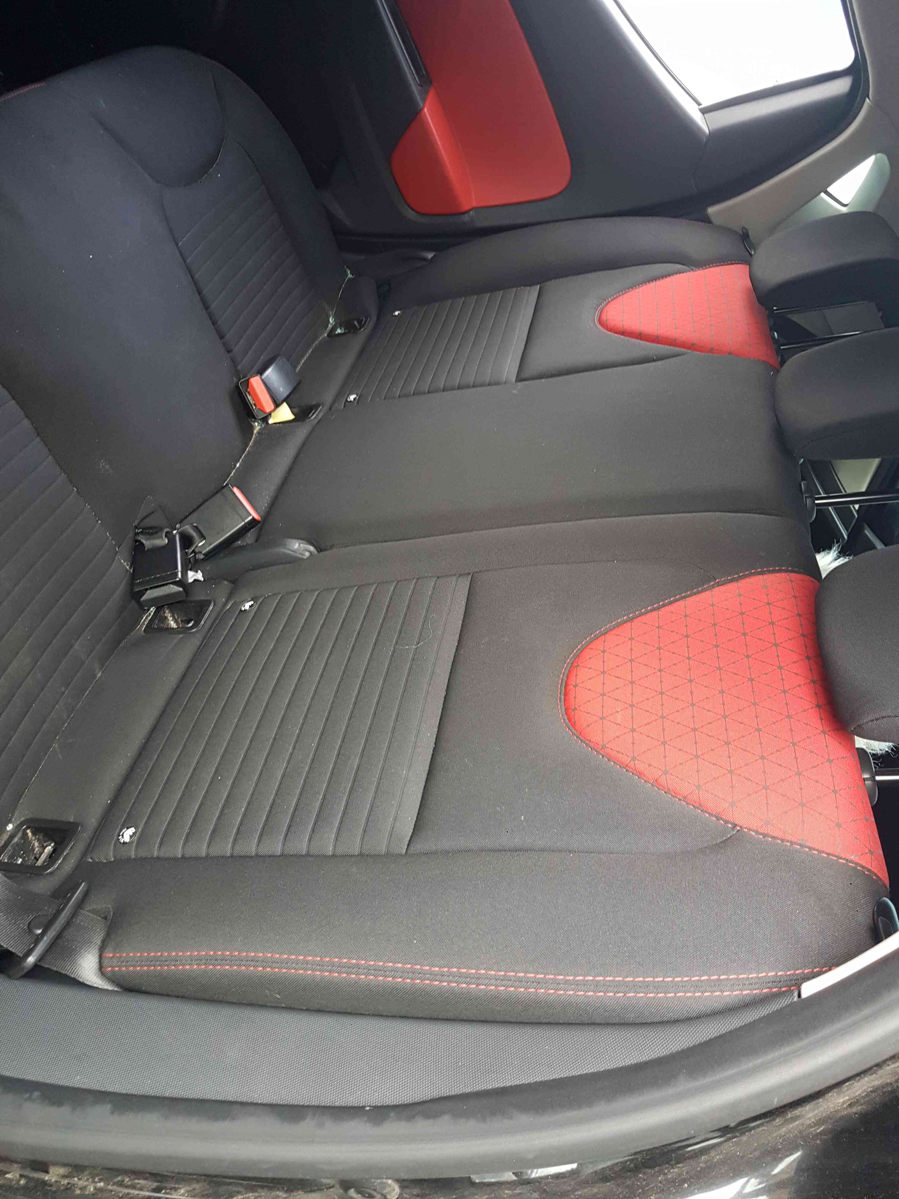 Thumb 3 Renault Clio MK4 2013-2019 Rear Bench Seats Chairs RED