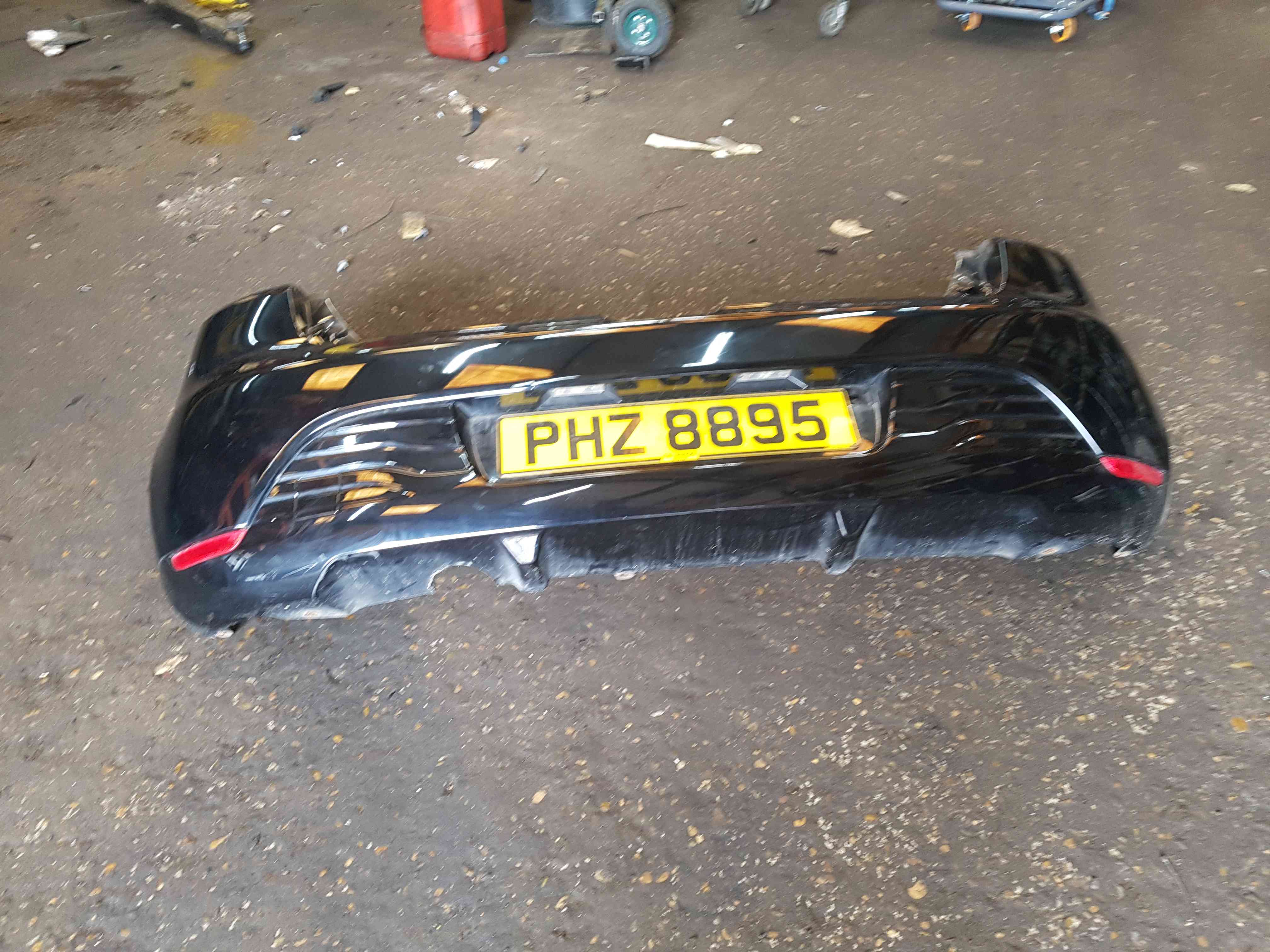 Thumb 4 Renault Clio MK4 2013-2019 Rear Bumper Black TEGNE
