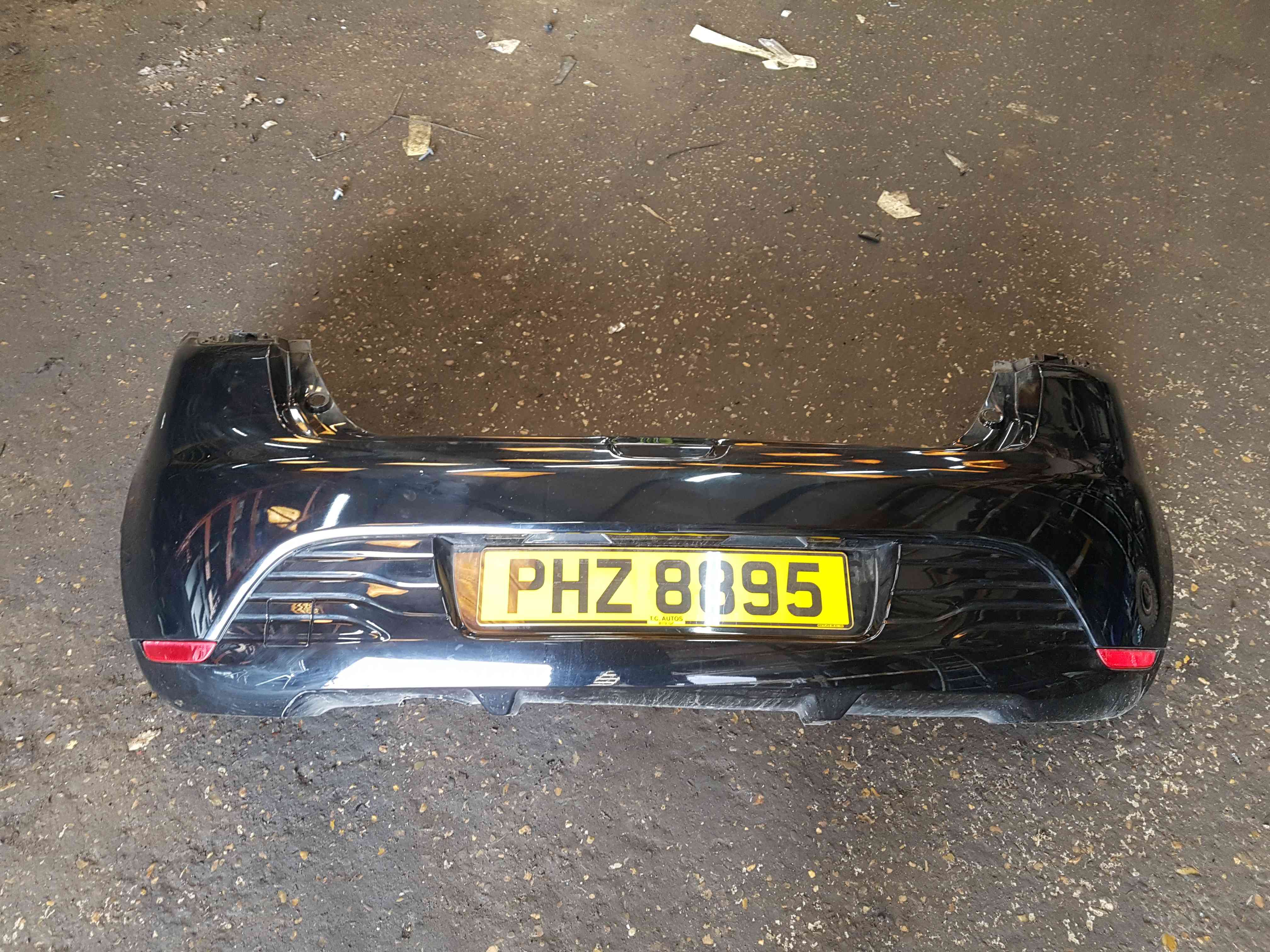 Thumb 8 Renault Clio MK4 2013-2019 Rear Bumper Black TEGNE