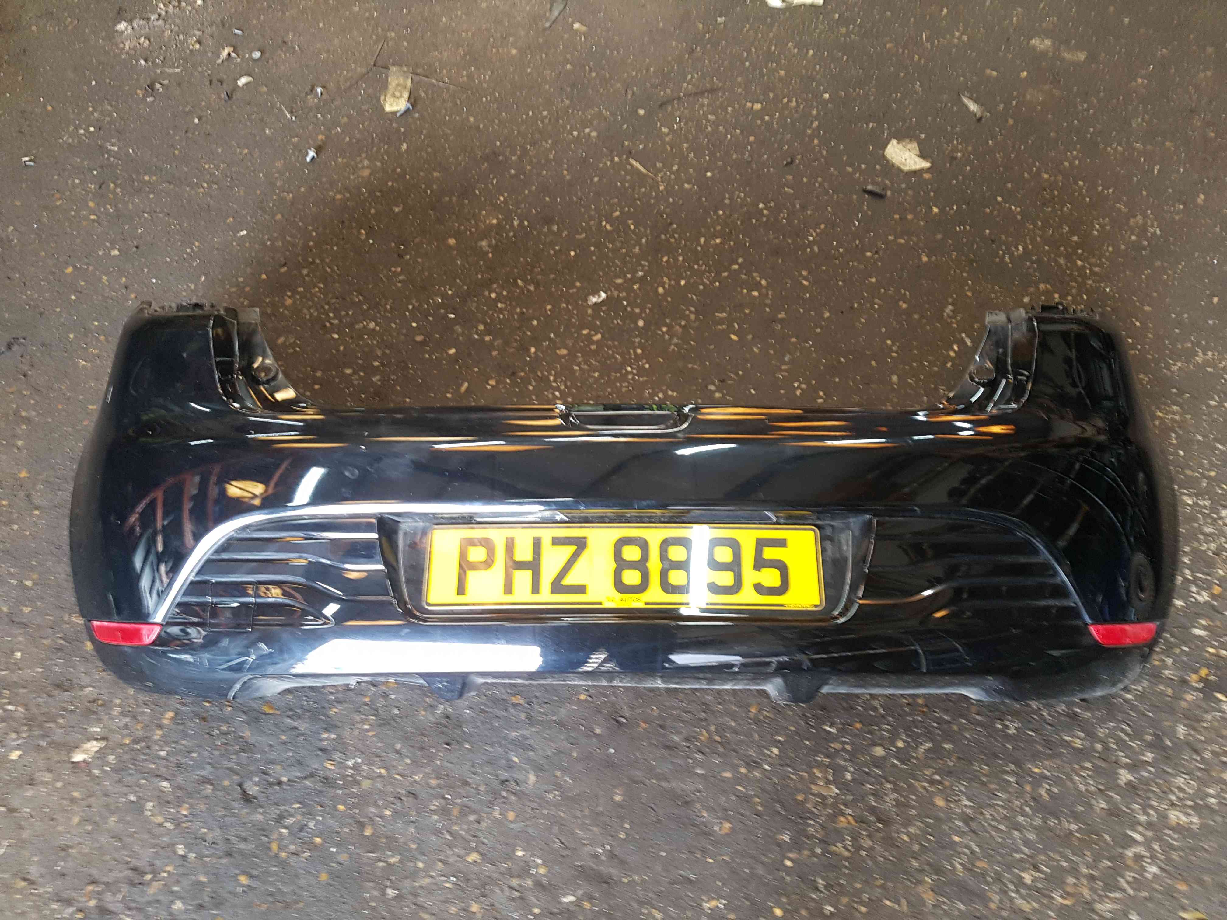 Thumb 12 Renault Clio MK4 2013-2019 Rear Bumper Black TEGNE