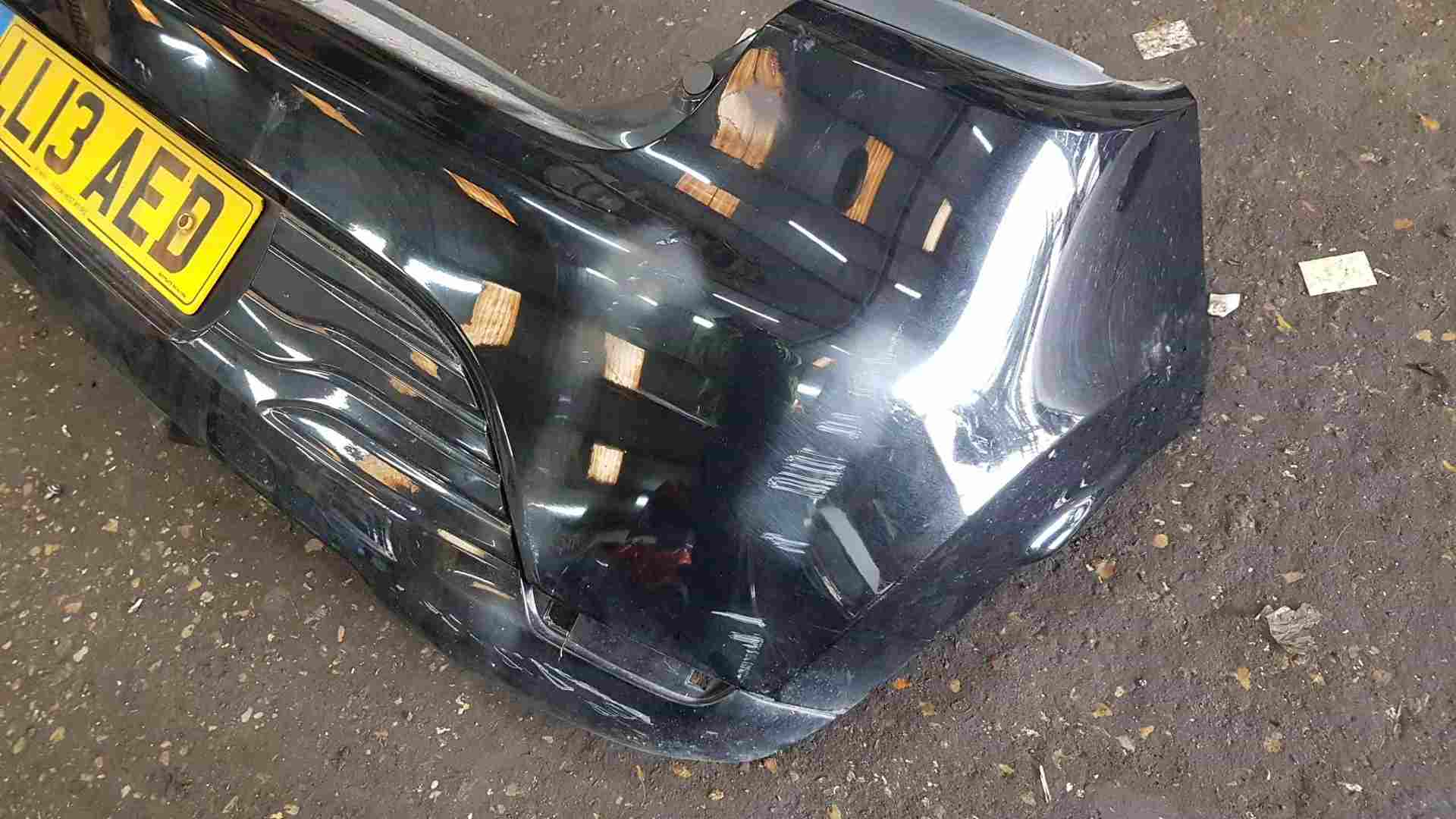 Thumb 3 Renault Clio MK4 2013-2019 Rear Bumper Black TEGNE Scratched
