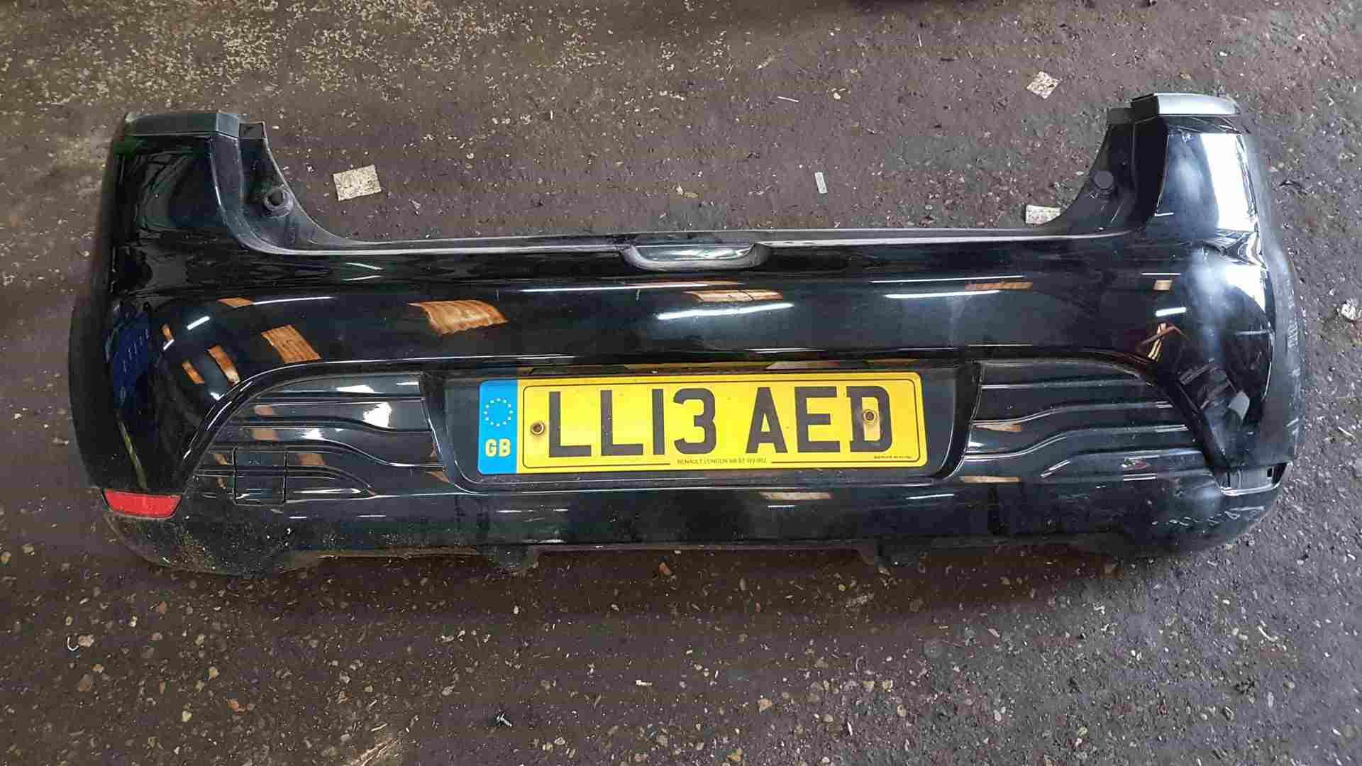 Renault Clio MK4 2013-2019 Rear Bumper Black TEGNE Scratched