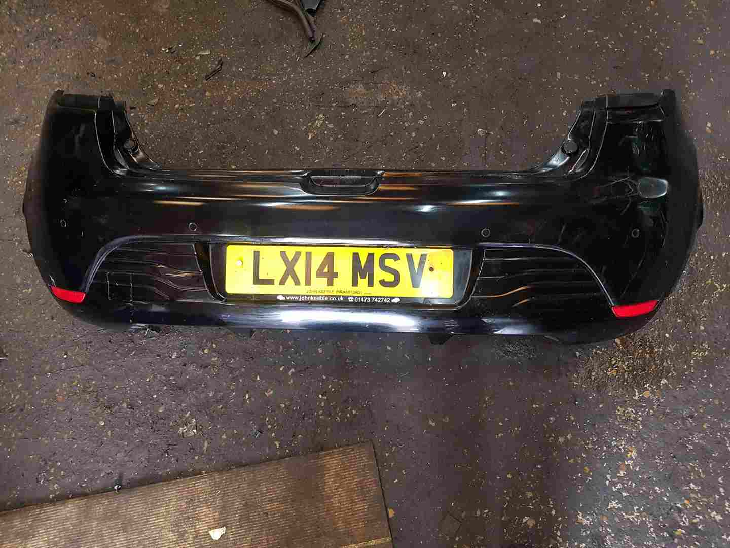 Thumb 8 Renault Clio MK4 2013-2019 Rear Bumper Black Tegne Cheap Cracked