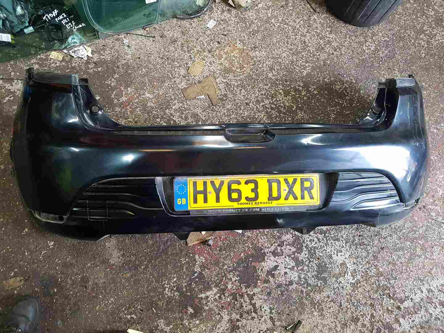 Renault Clio MK4 2013-2019 Rear Bumper Black Tegne Cheap