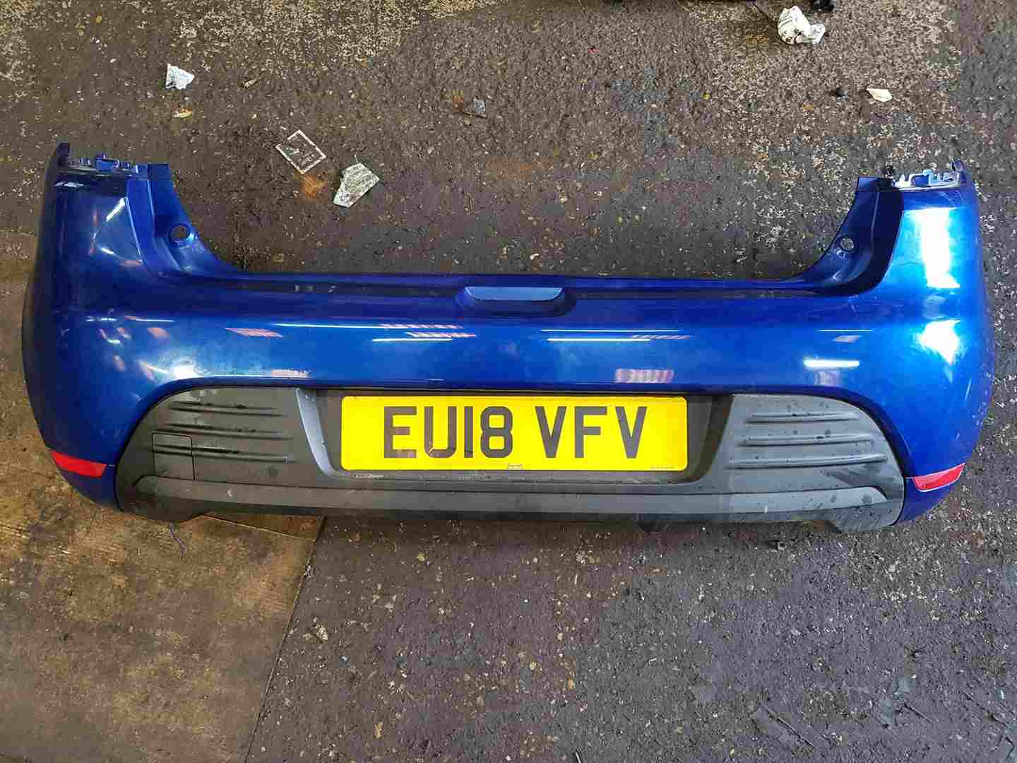 Renault Clio MK4 2013-2019 Rear Bumper Blue Terqh