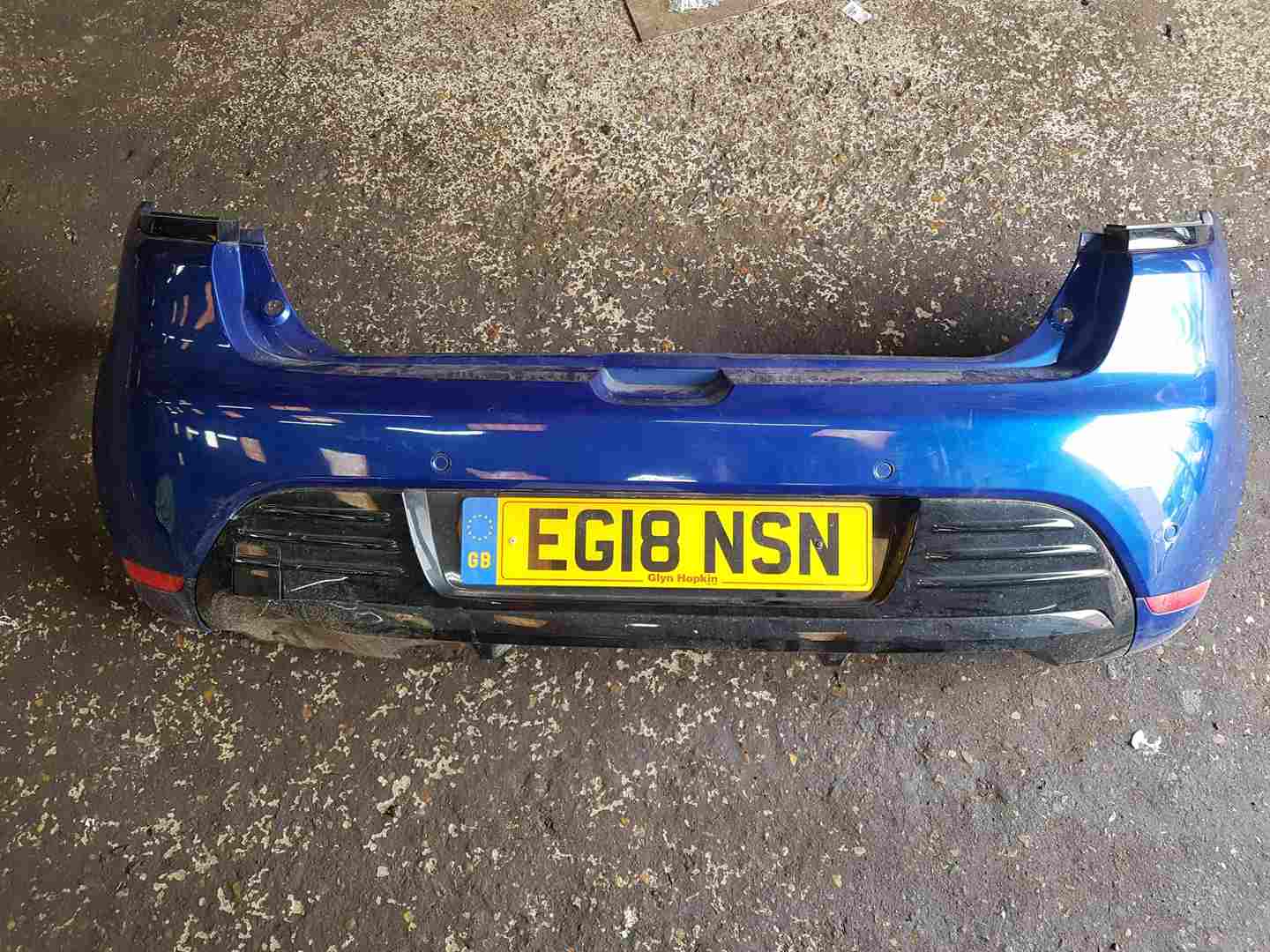Renault Clio MK4 2013-2019 Rear Bumper Blue Terqh