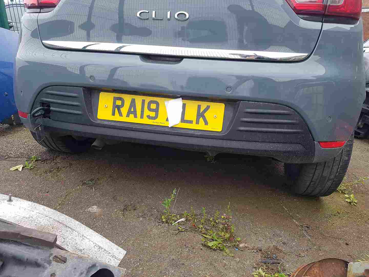 Thumb 7 Renault Clio MK4 2013-2019 Rear Bumper Ovkpw Grey Urban
