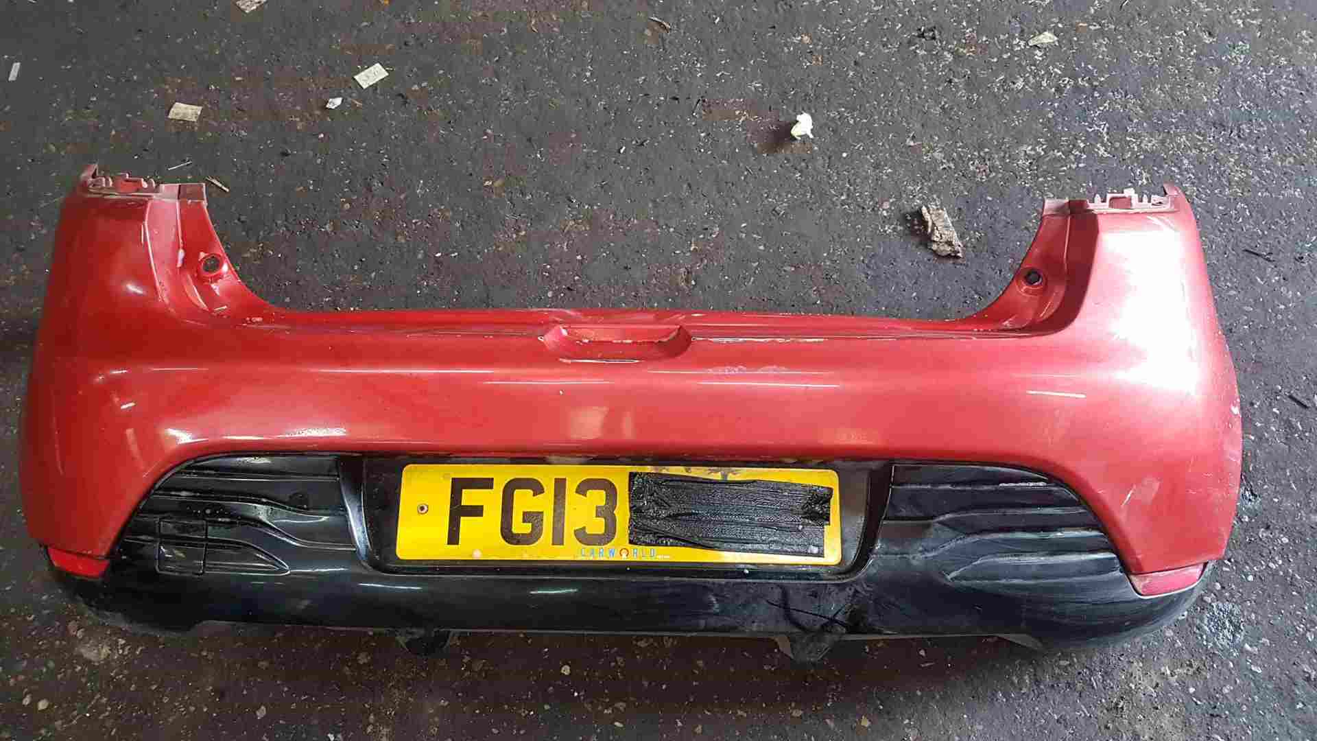 Renault Clio MK4 2013-2019 Rear Bumper RED Tennp
