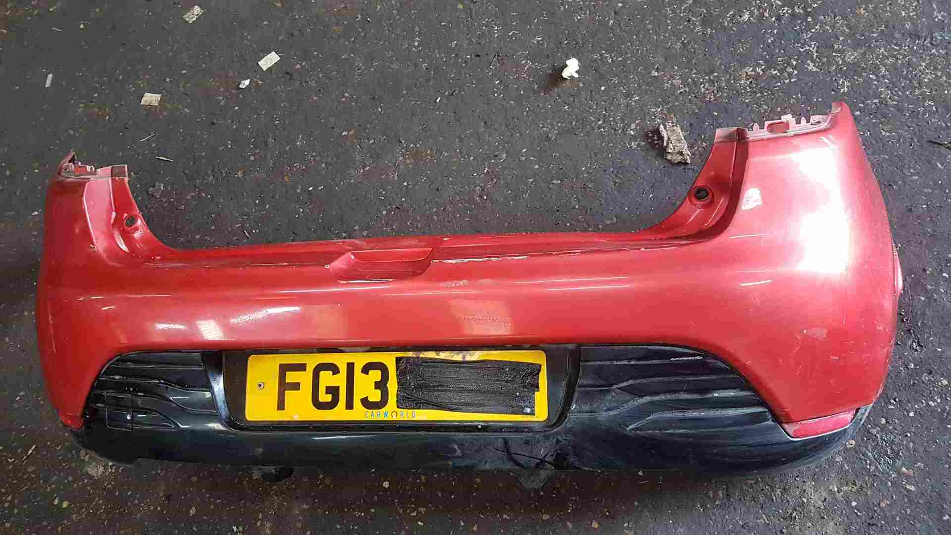 Thumb 8 Renault Clio MK4 2013-2019 Rear Bumper RED Tennp