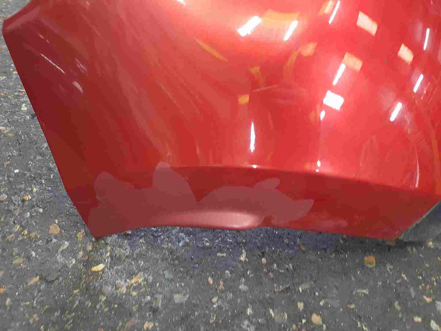 Thumb 2 Renault Clio MK4 2013-2019 Rear Bumper RED Tennp some laquer peel