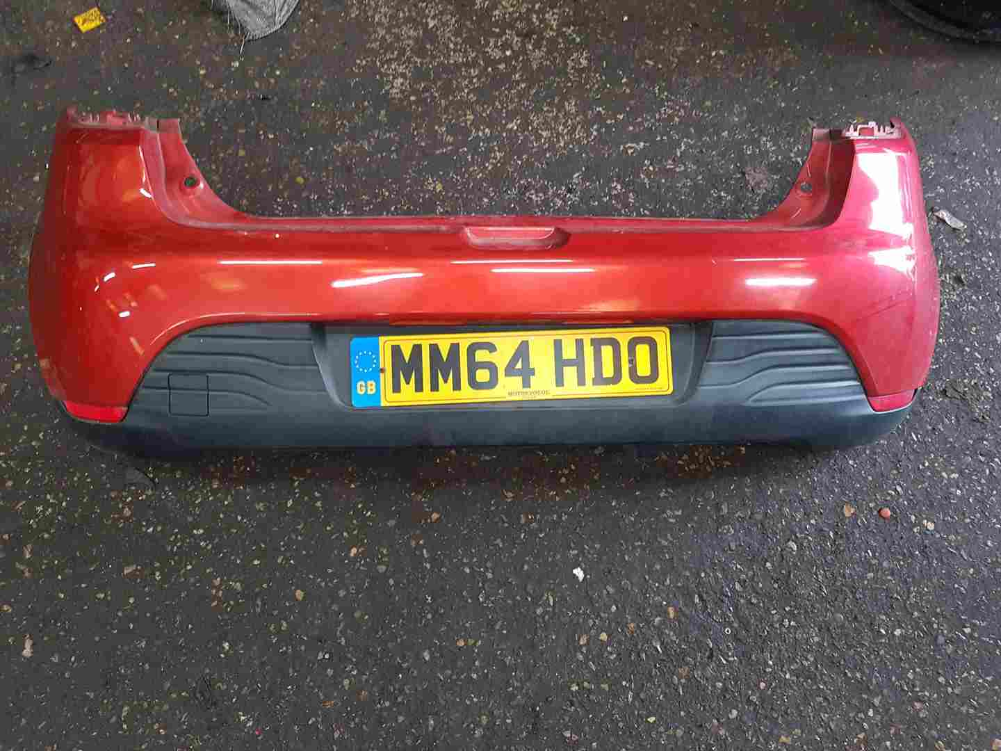 Thumb 5 Renault Clio MK4 2013-2019 Rear Bumper RED Tennp some laquer peel