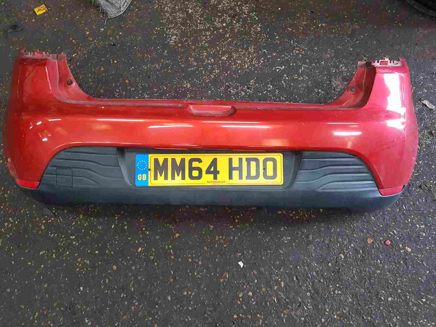 Thumb 7 Renault Clio MK4 2013-2019 Rear Bumper RED Tennp some laquer peel