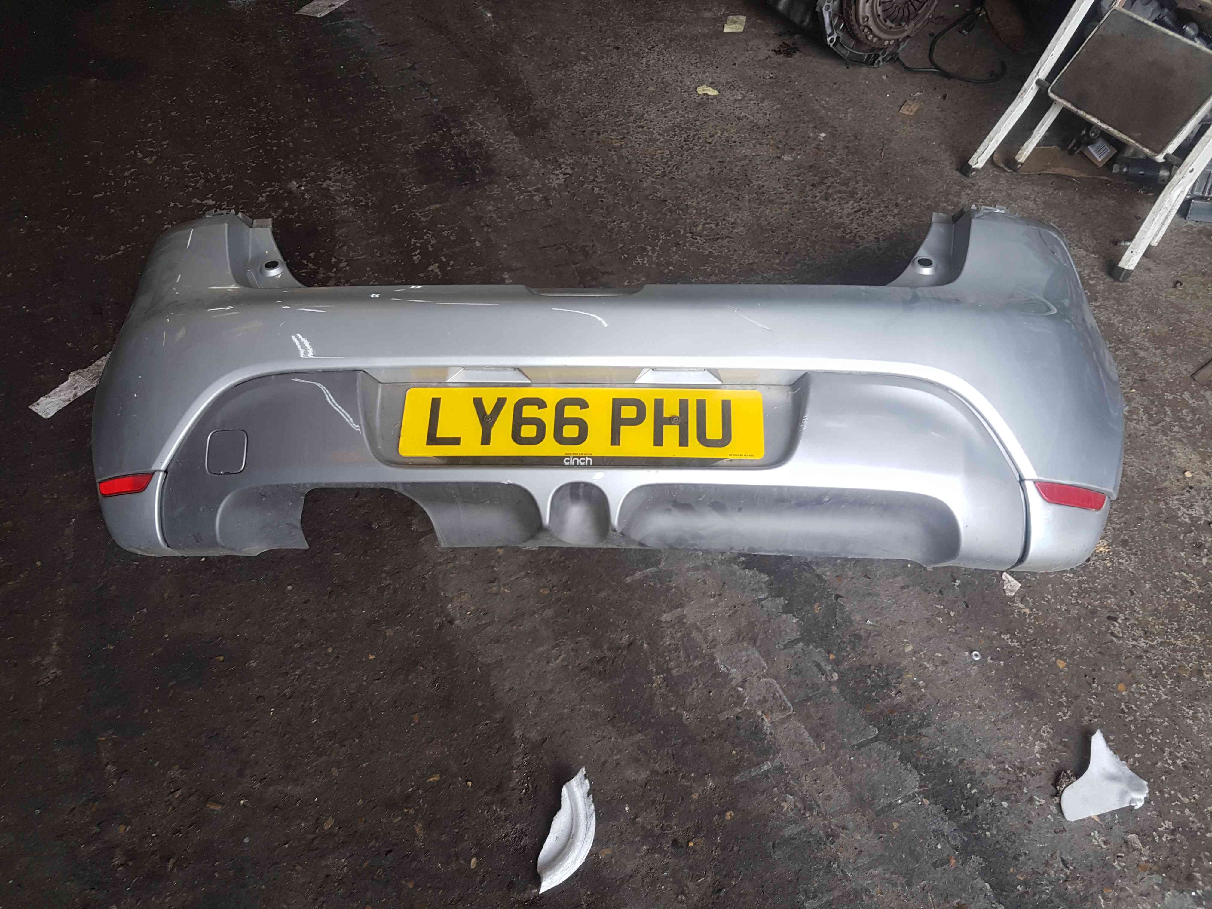 Thumb 8 Renault Clio MK4 2013-2019 Rear Bumper Silver Ted69 GT Line