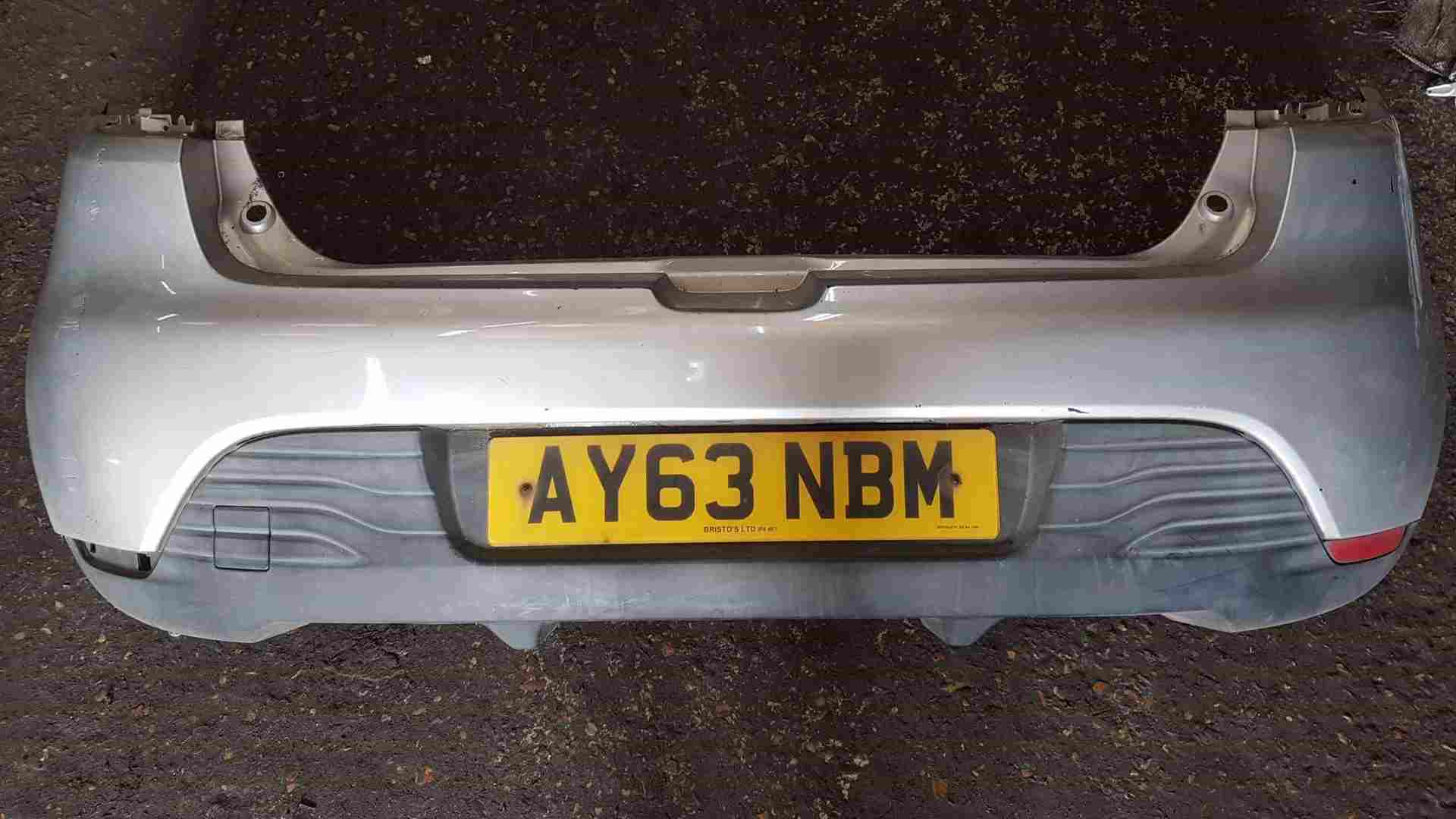 Thumb 2 Renault Clio MK4 2013-2019 Rear Bumper Silver Ted69 Grade B