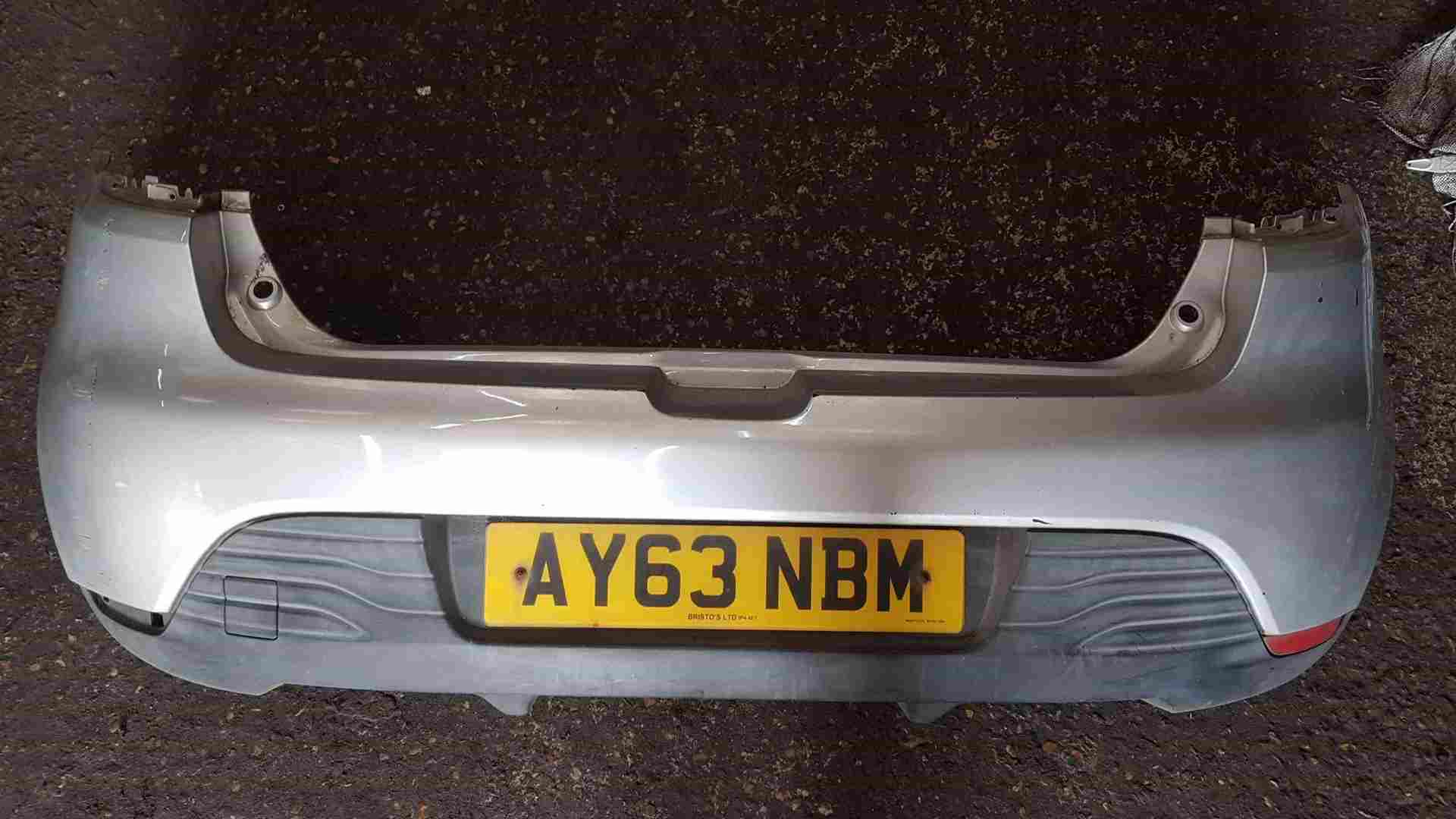 Thumb 8 Renault Clio MK4 2013-2019 Rear Bumper Silver Ted69 Grade B