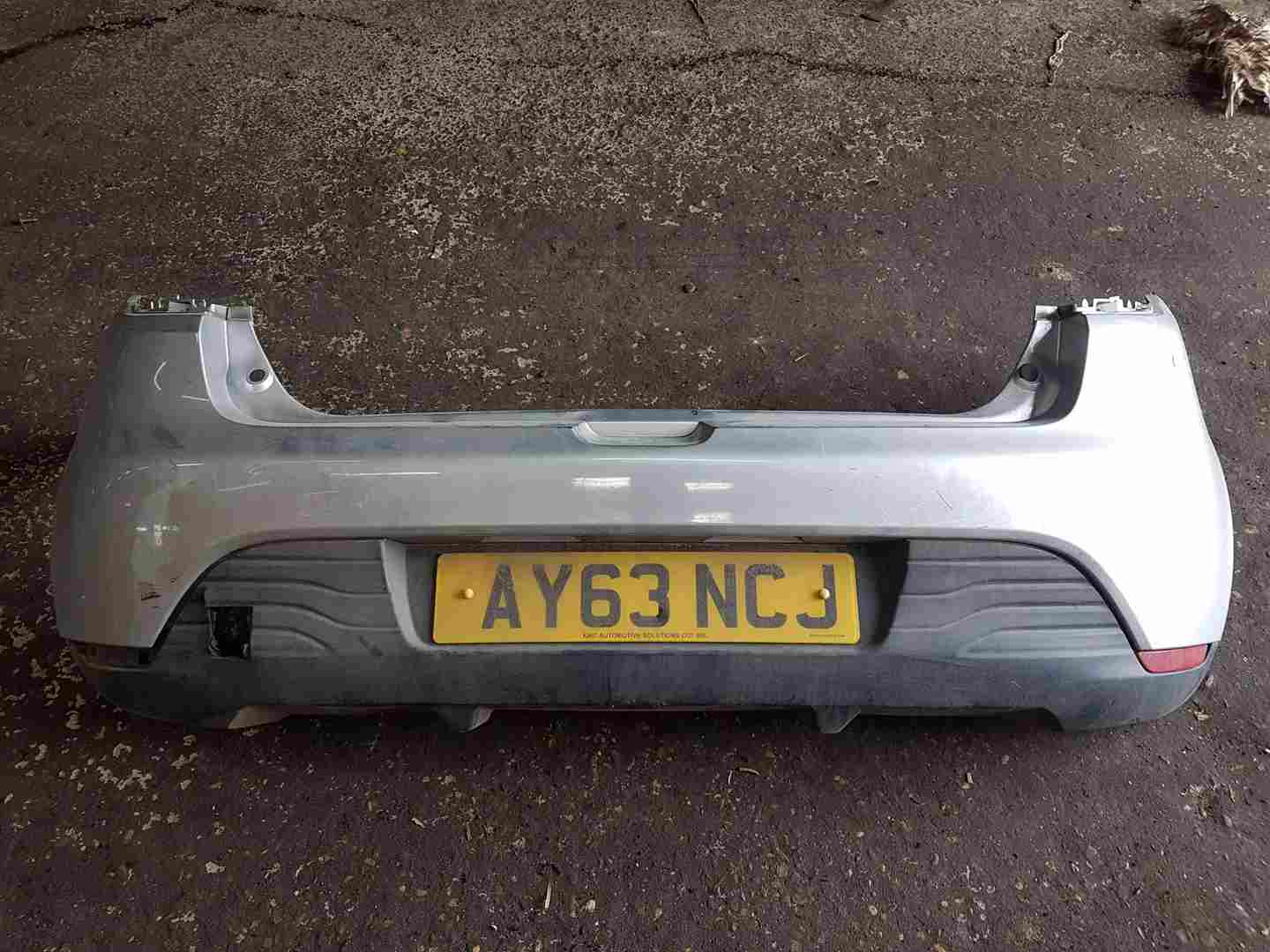 Renault Clio MK4 2013-2019 Rear Bumper Silver Ted69 *With Delivery* 