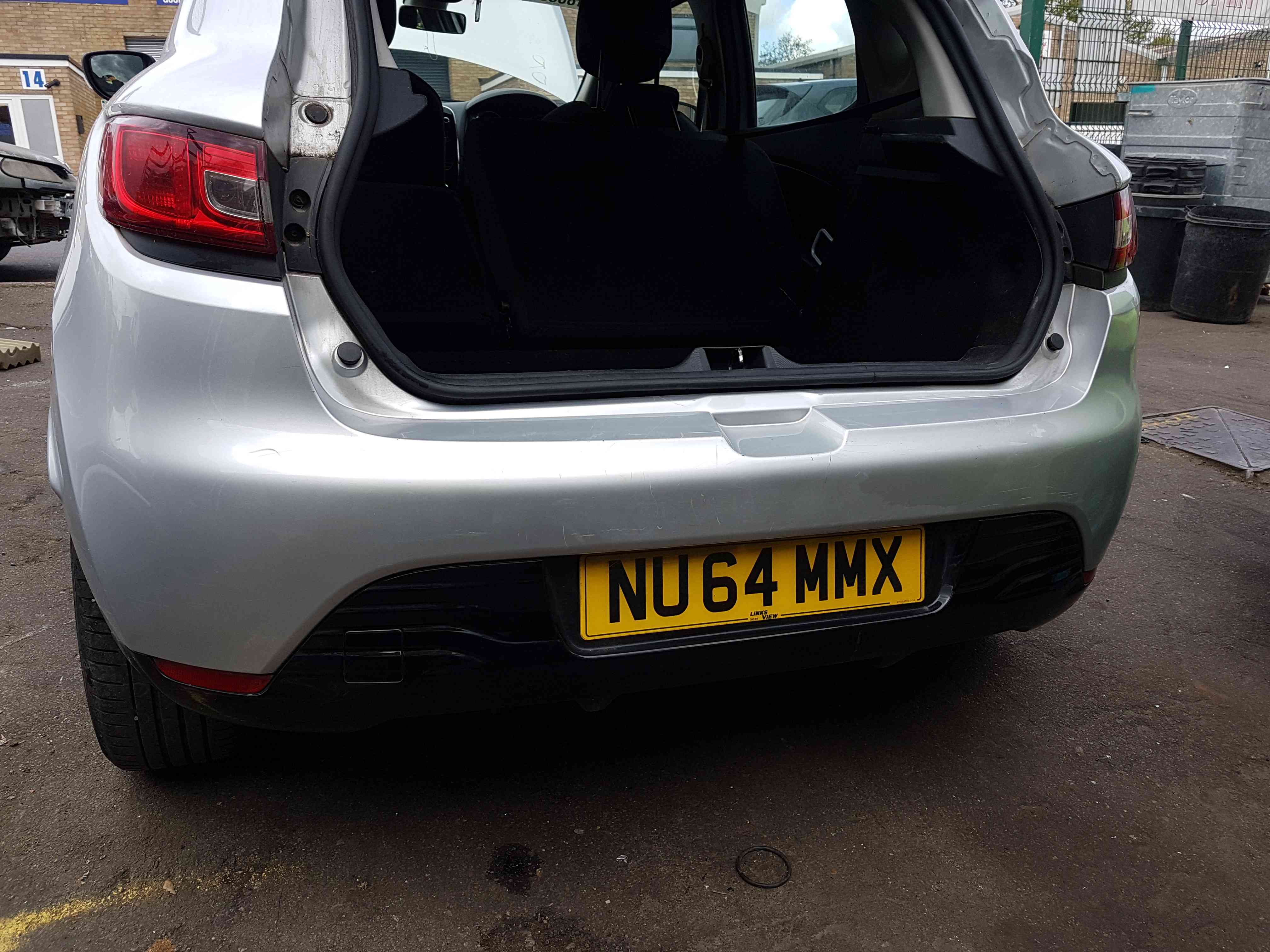 Thumb 2 Renault Clio MK4 2013-2019 Rear Bumper Silver Ted69 some marks