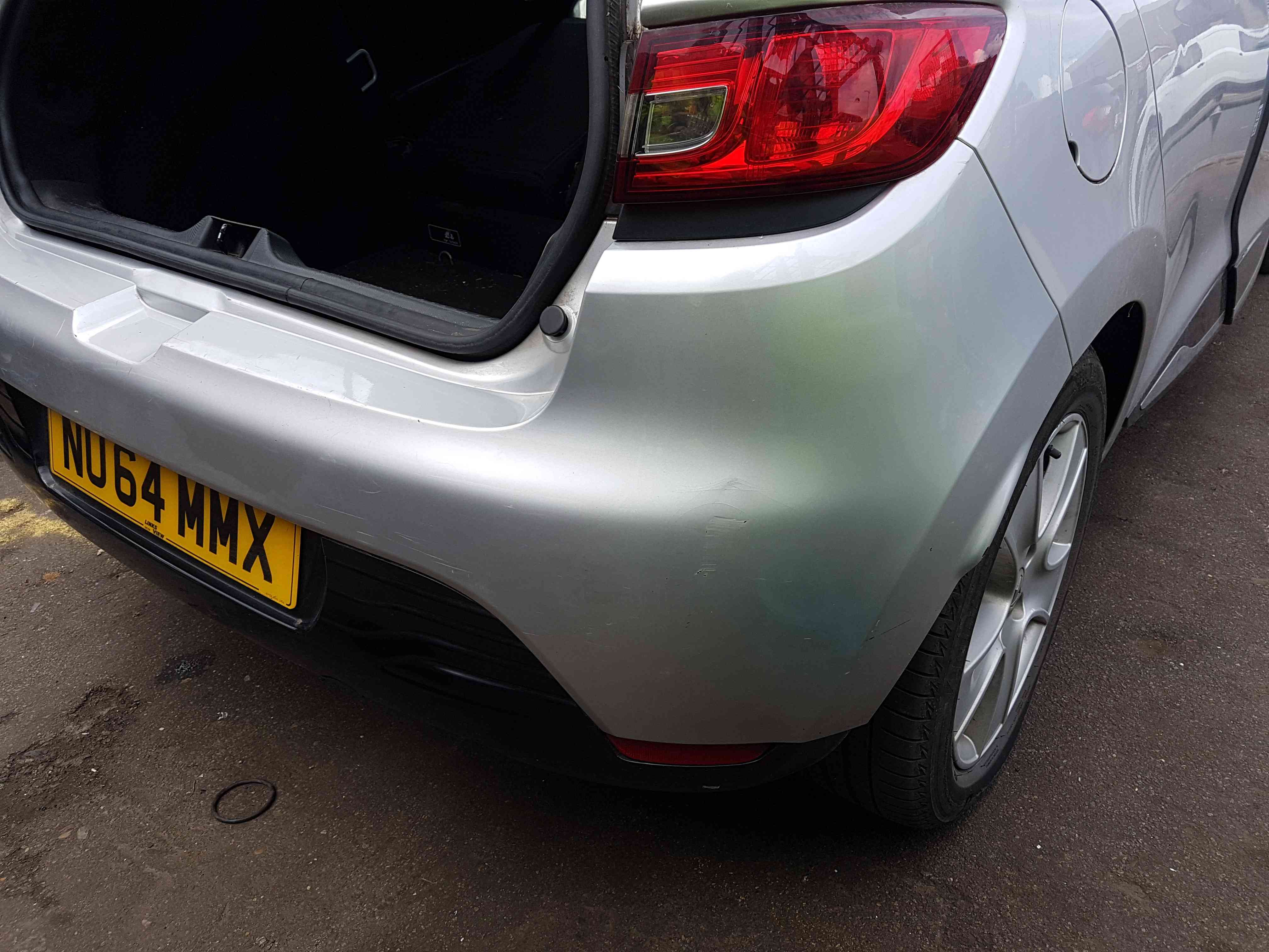 Thumb 11 Renault Clio MK4 2013-2019 Rear Bumper Silver Ted69 some marks