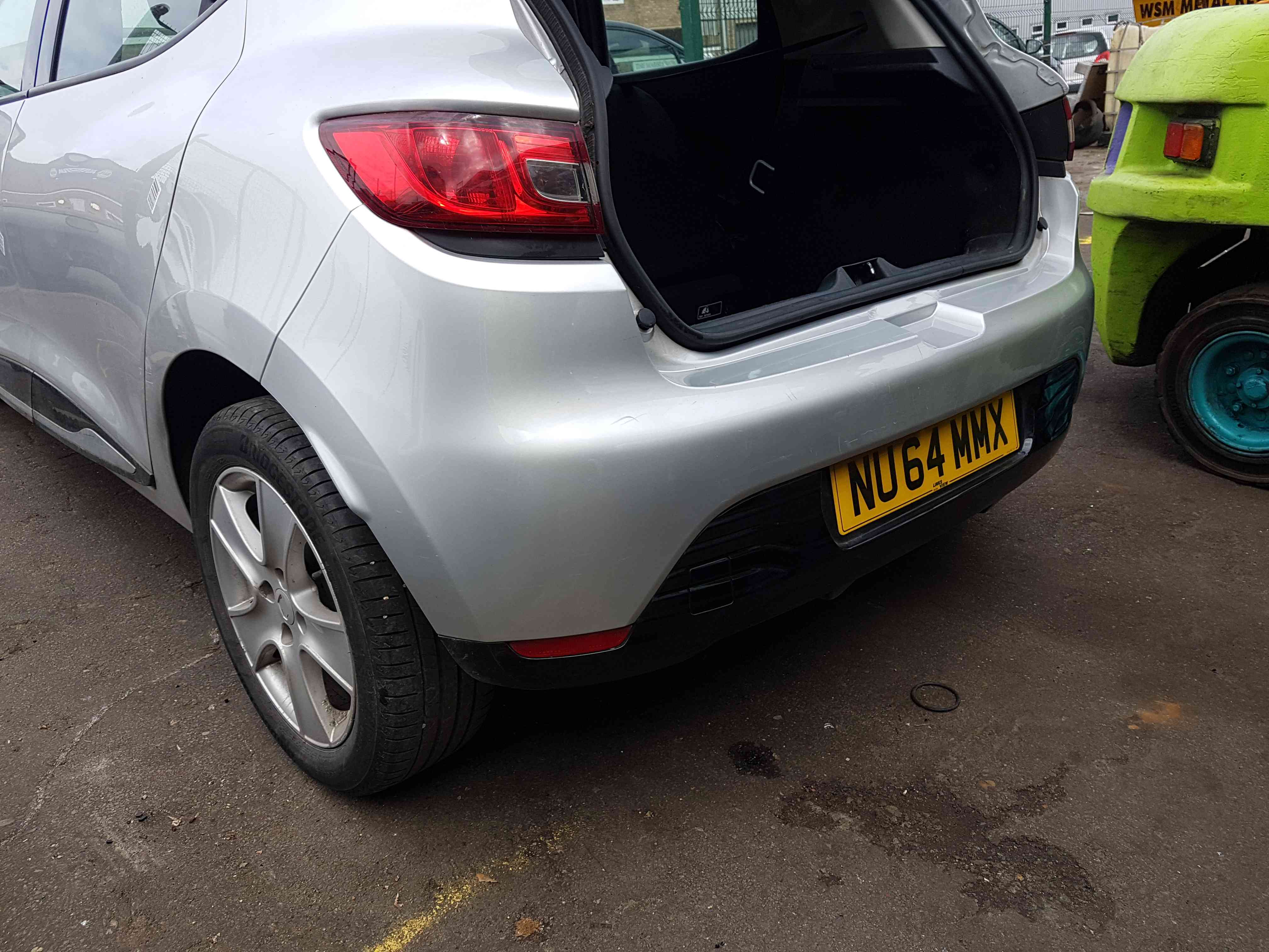 Thumb 3 Renault Clio MK4 2013-2019 Rear Bumper Silver Ted69 some marks