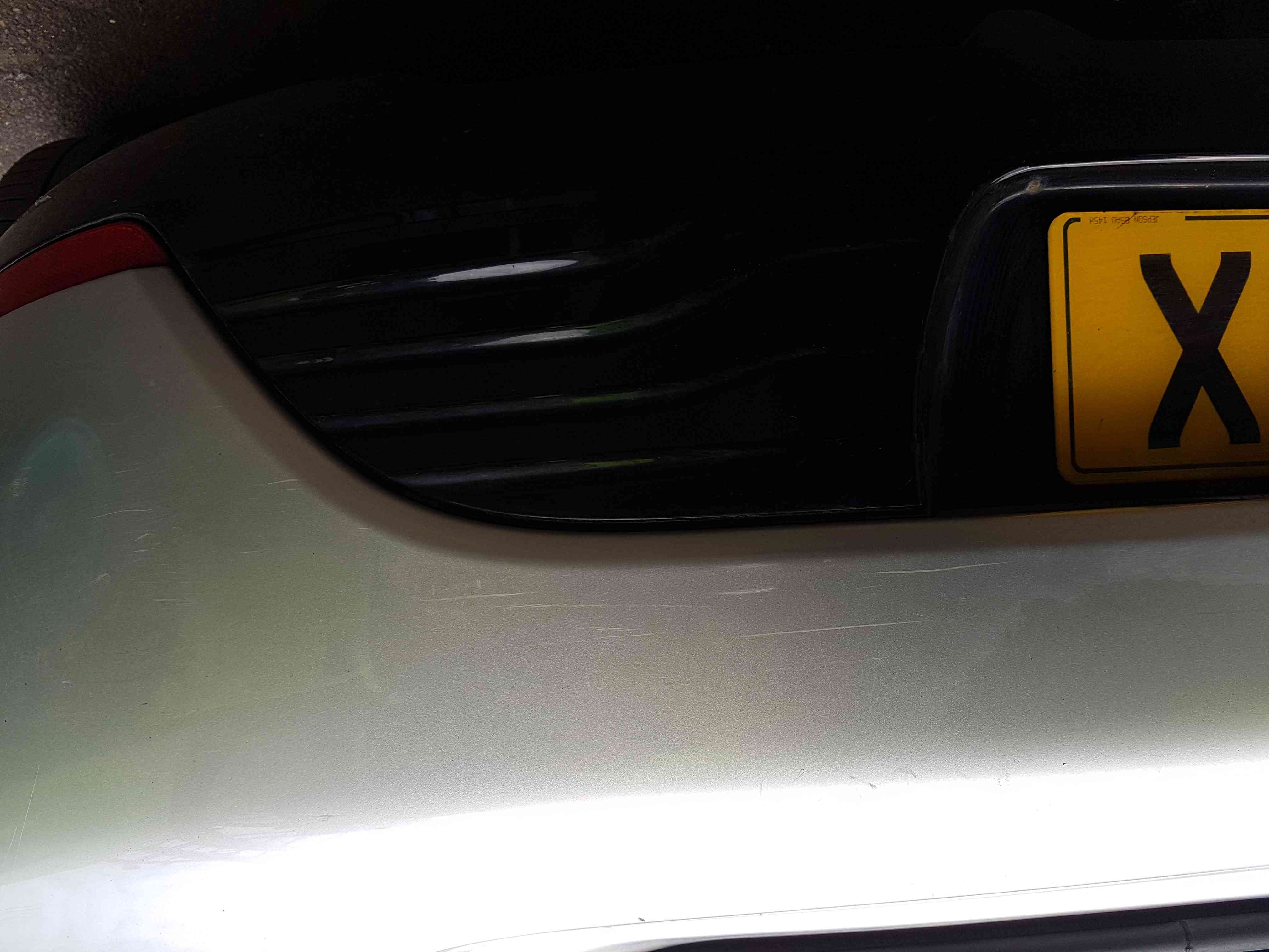 Thumb 8 Renault Clio MK4 2013-2019 Rear Bumper Silver Ted69 some marks