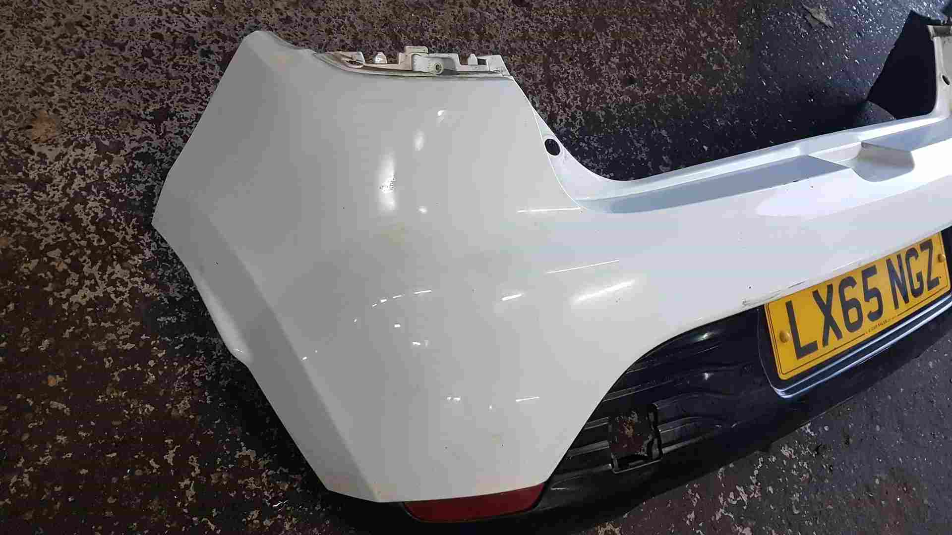 Renault Clio MK4 2013-2019 Rear Bumper White Ov369 