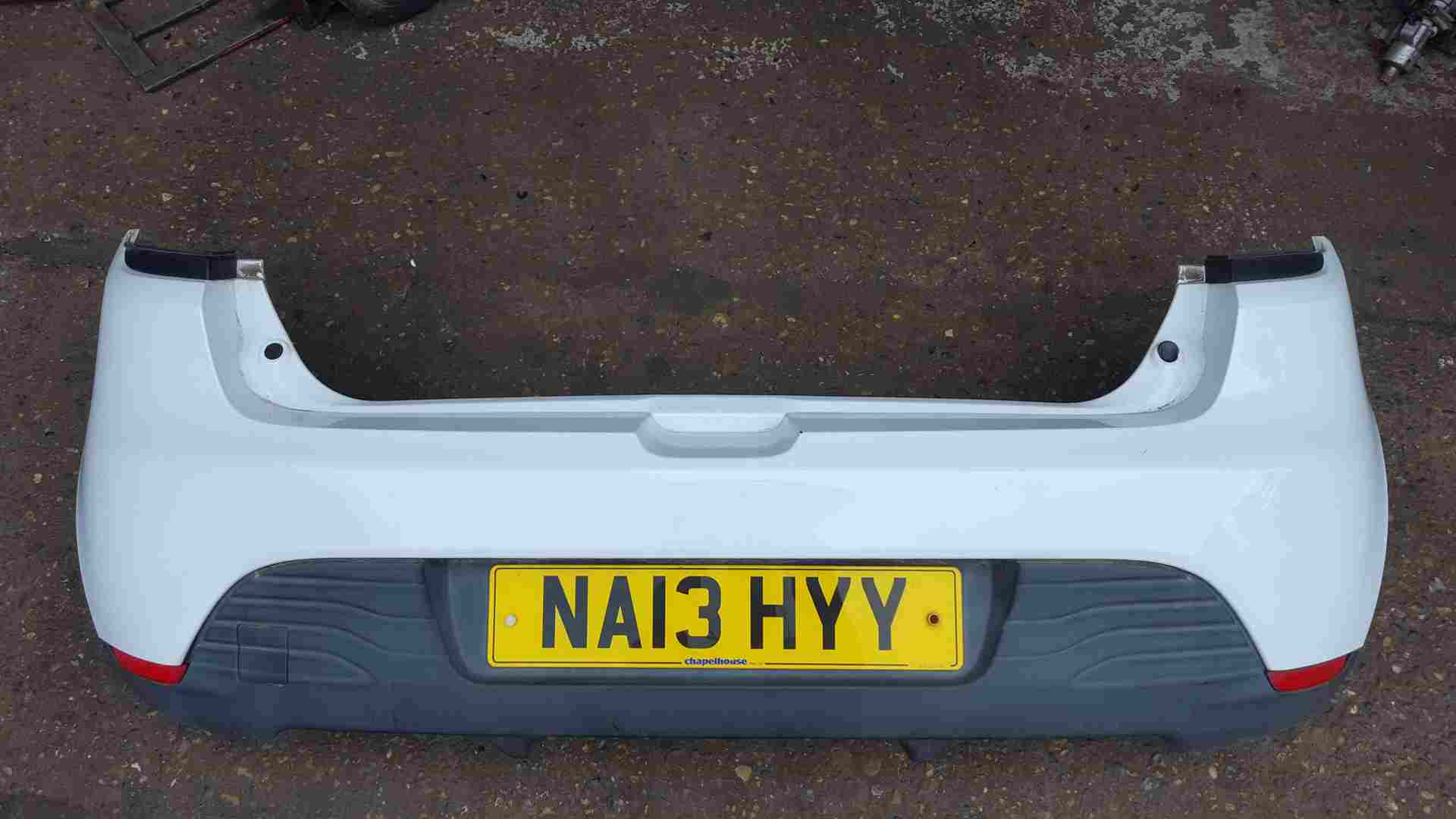 Thumb 8 Renault Clio MK4 2013-2019 Rear Bumper White Ov369