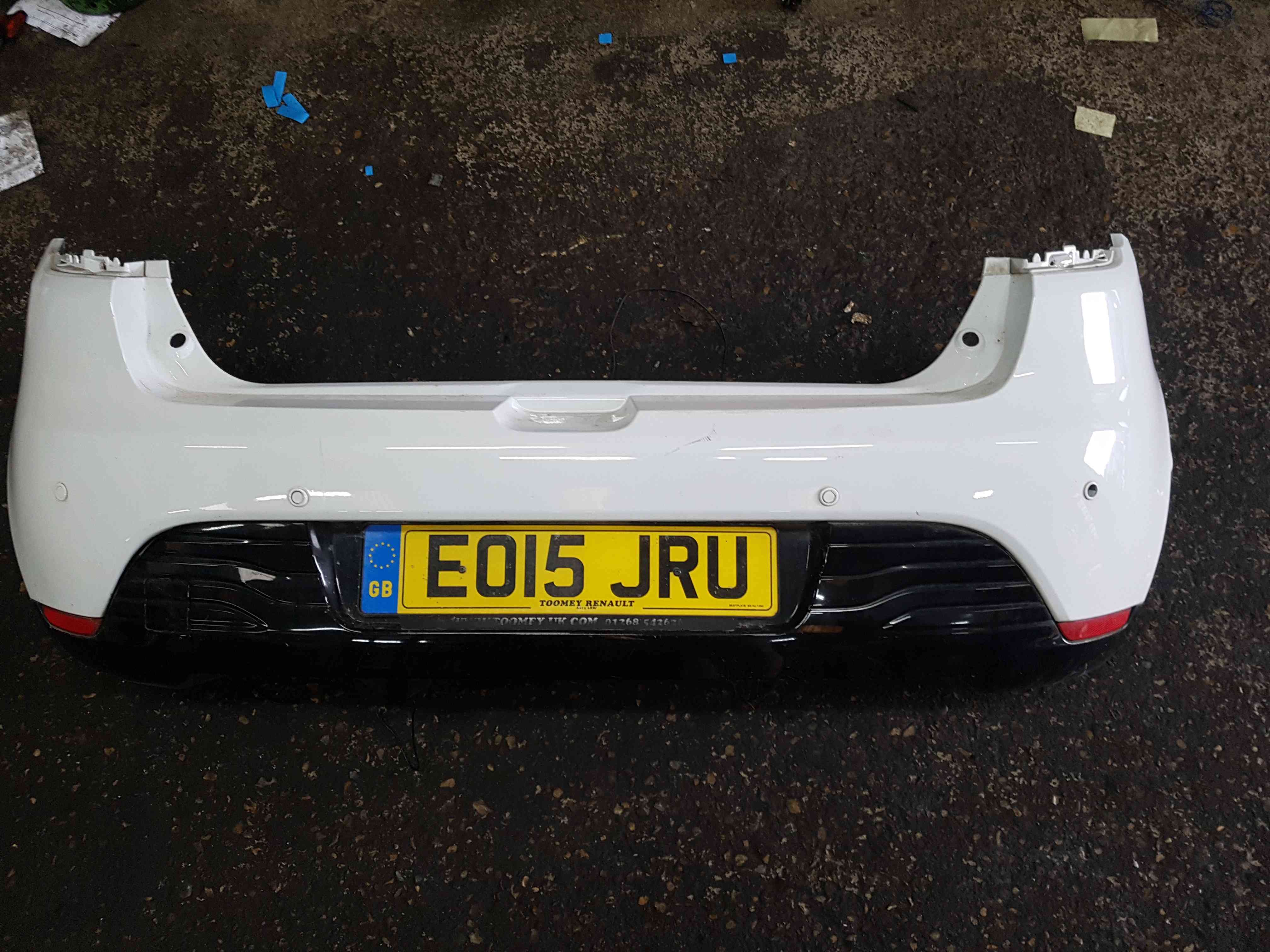 Renault Clio MK4 2013-2019 Rear Bumper White Ov369