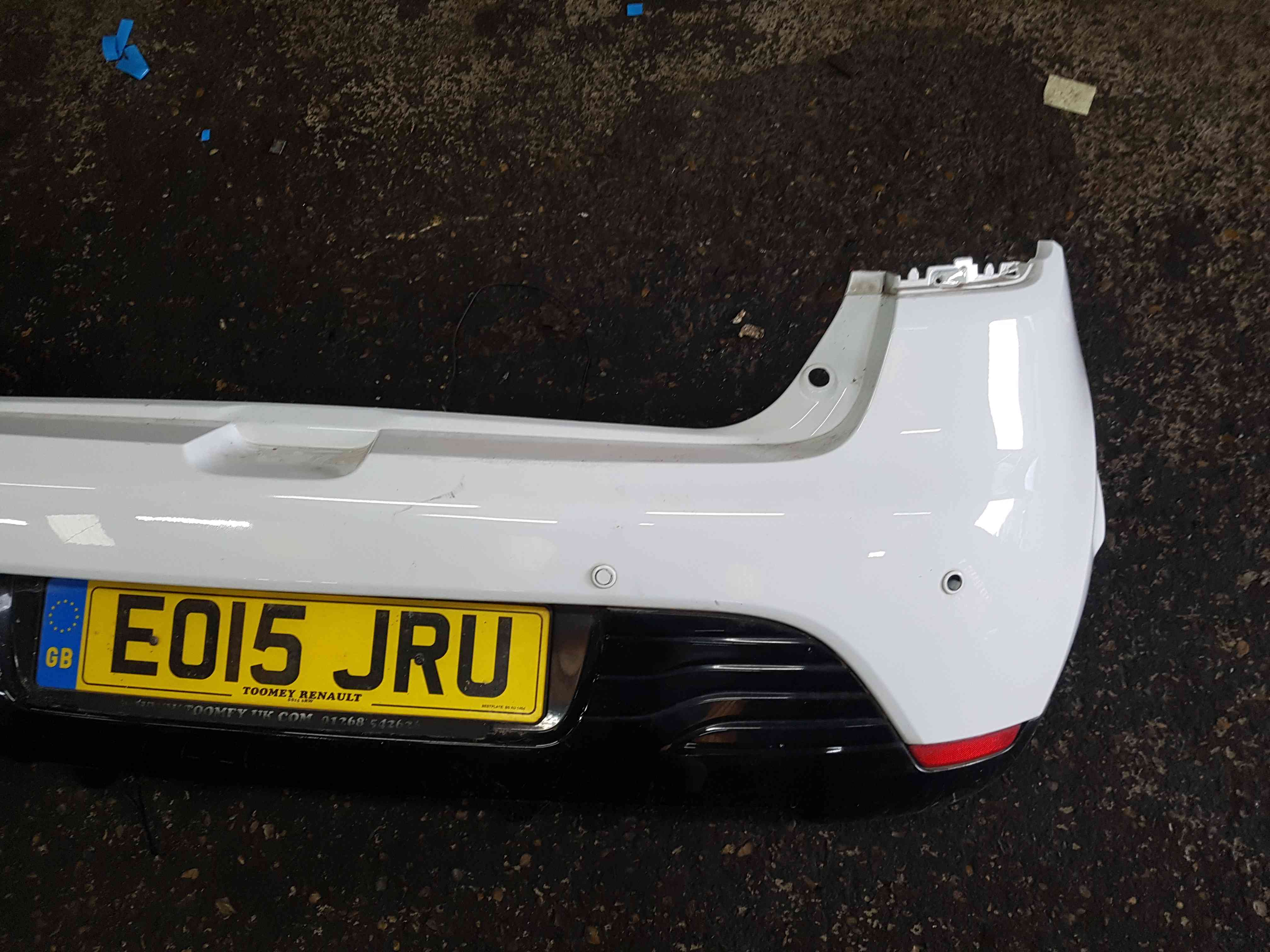 Thumb 3 Renault Clio MK4 2013-2019 Rear Bumper White Ov369