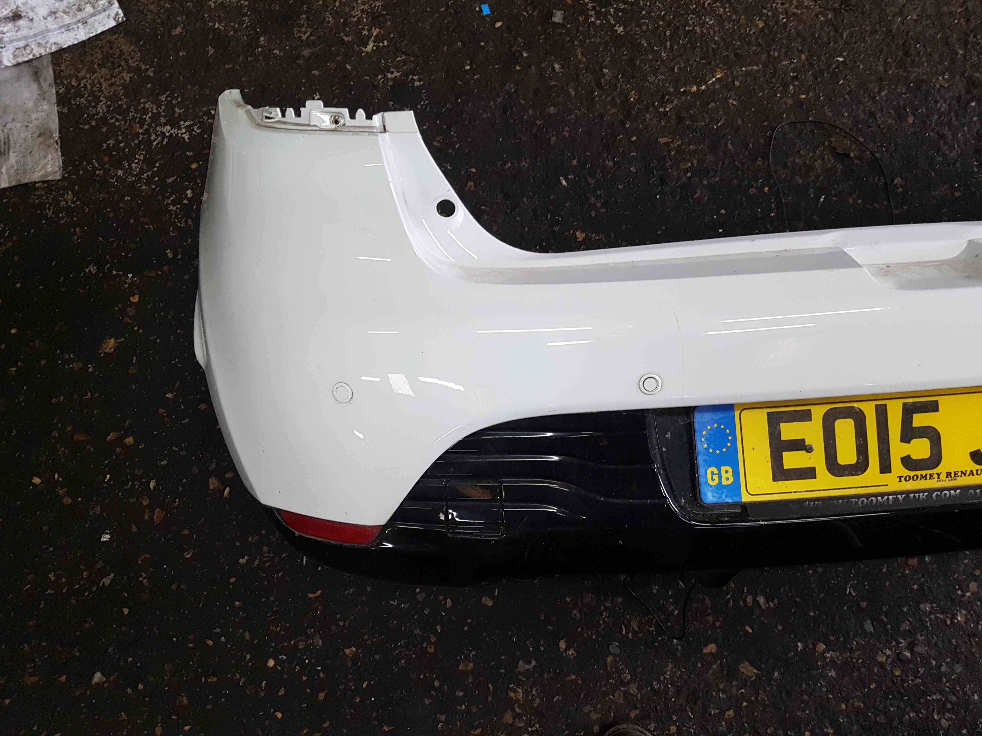 Thumb 4 Renault Clio MK4 2013-2019 Rear Bumper White Ov369