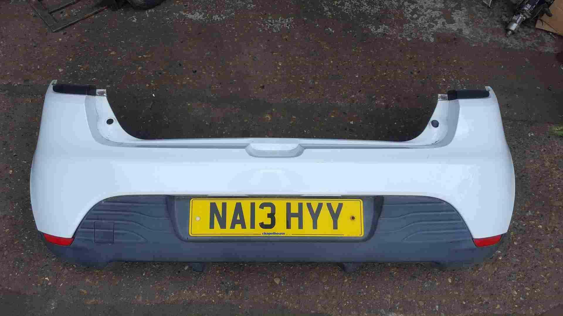 Renault Clio MK4 2013-2019 Rear Bumper White Ov369