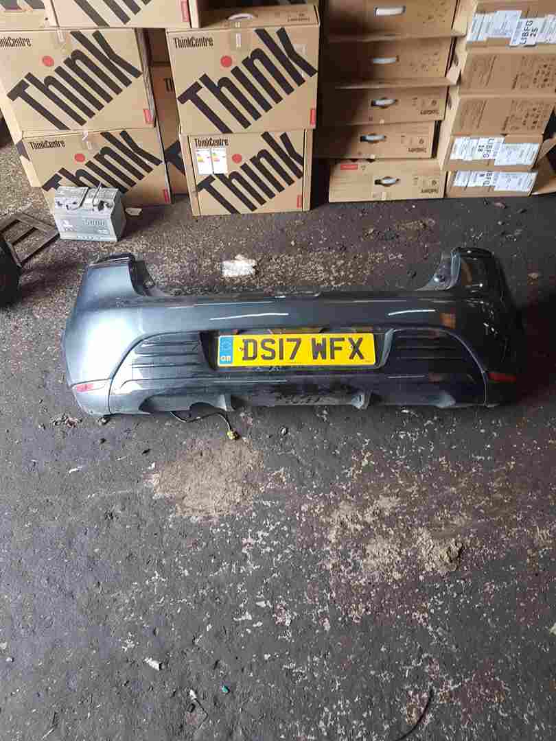Renault Clio MK4 2013-2019 Rear Bumper gray tekpn