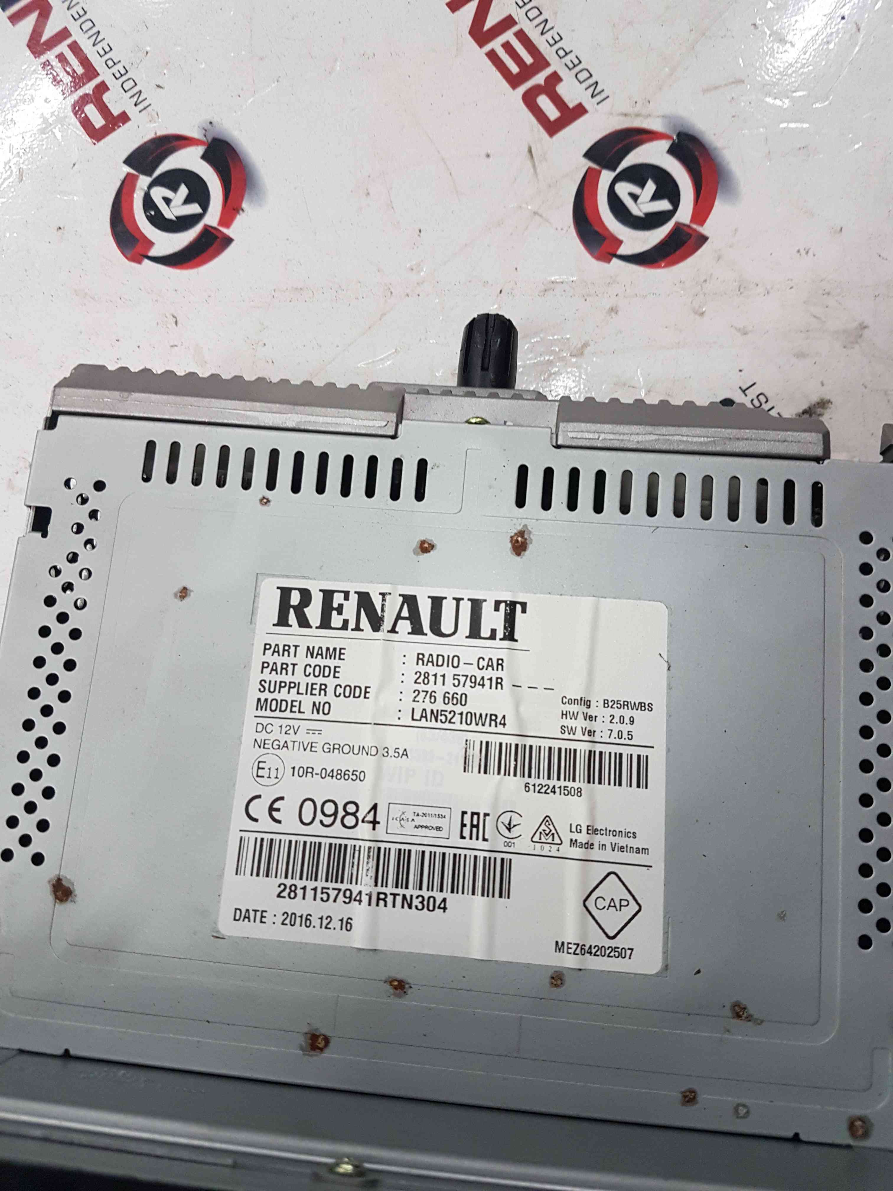 Thumb 6 Renault Clio MK4 2013-2019 SAT Nav Radio Stereo AUX Usb Screen Navigation