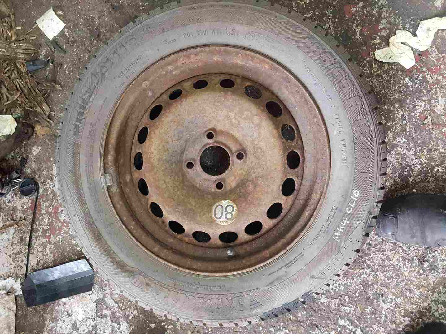 Thumb 3 Renault Clio MK4 2013-2019 Spare Steel Wheel RIM + Tyre 185 65 15 6Mm Tread 4/5