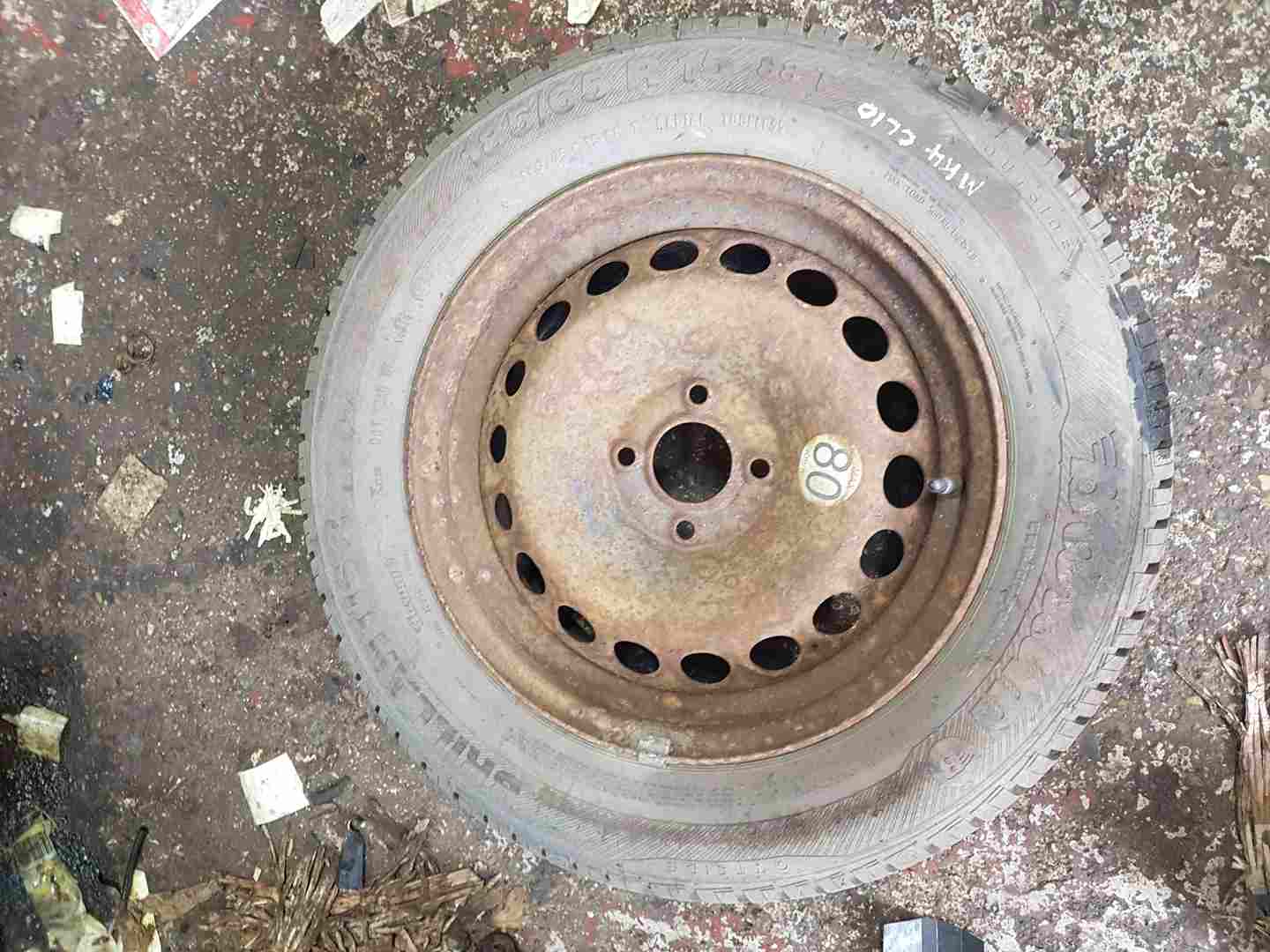 Renault Clio MK4 2013-2019 Spare Steel Wheel RIM + Tyre 185 65 15 6Mm Tread 4/5