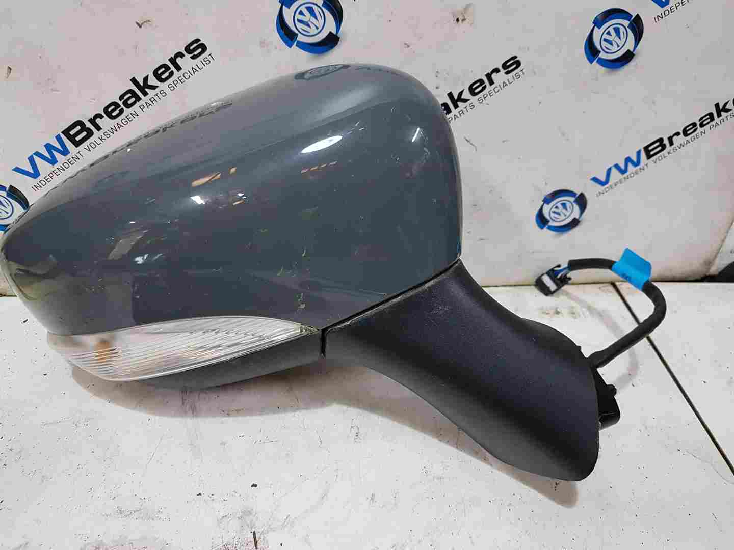 Thumb 2 Renault Clio MK4 2013-2019 os OSF Wing Mirror Ovkpw Grey Urban