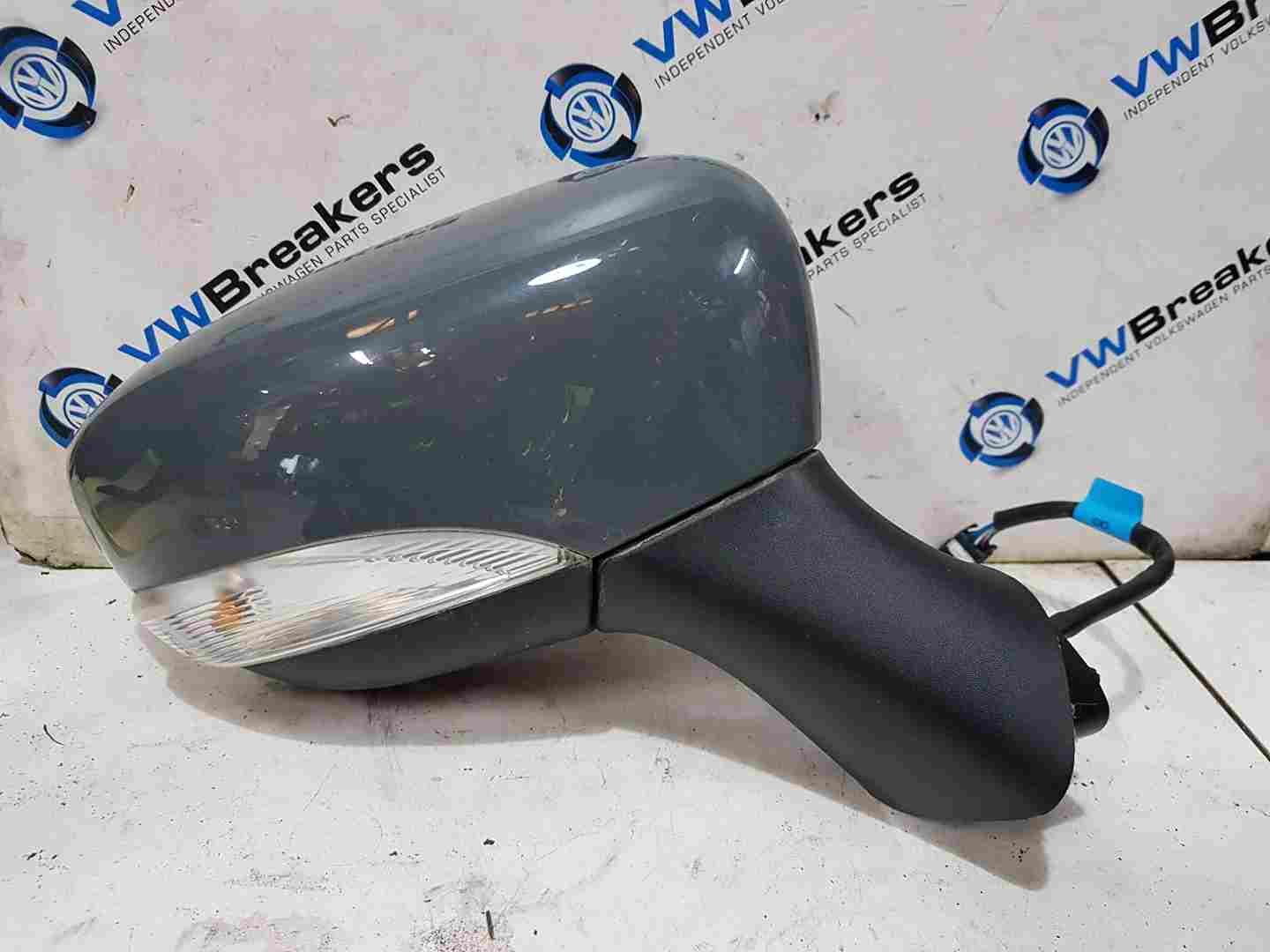Thumb 4 Renault Clio MK4 2013-2019 os OSF Wing Mirror Ovkpw Grey Urban